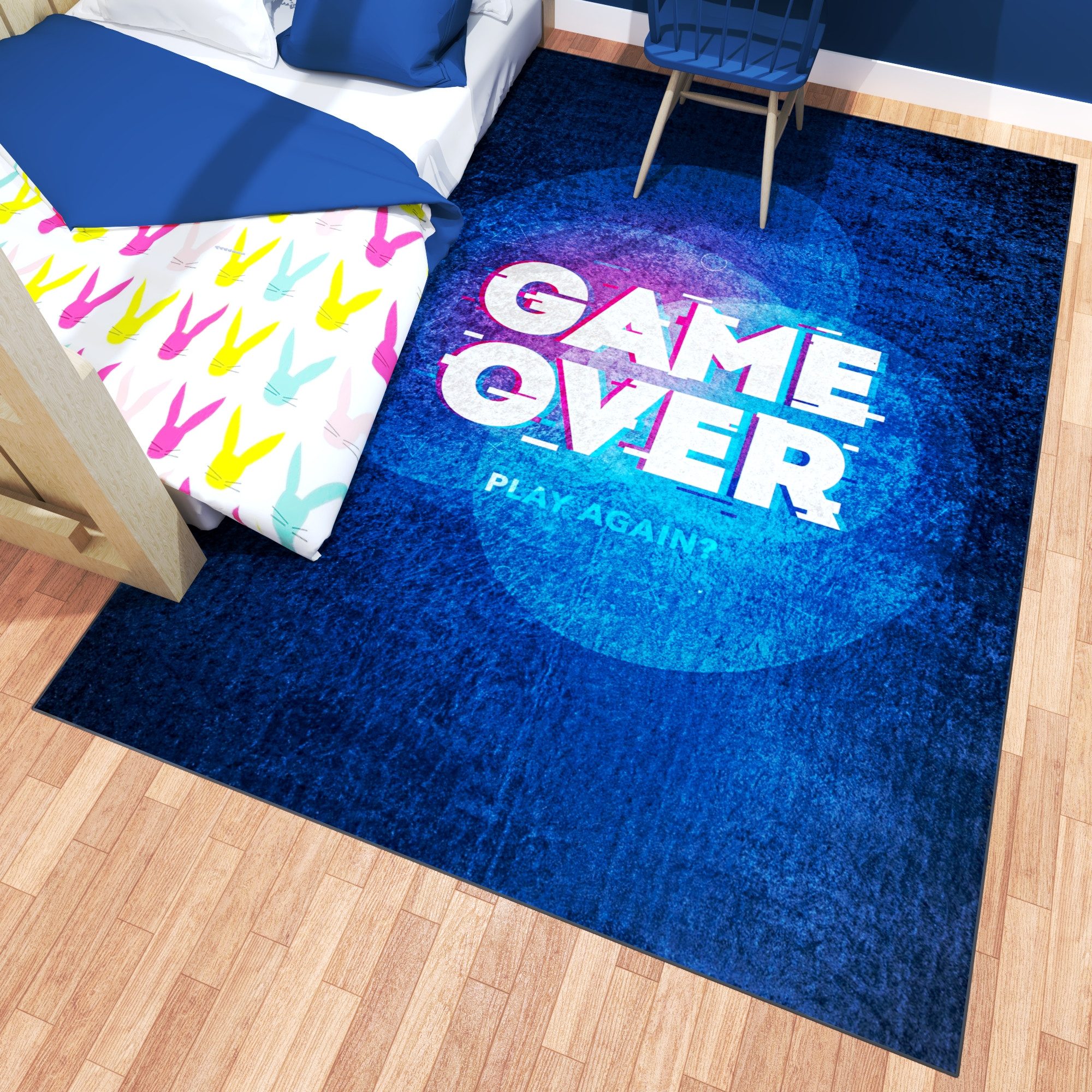 Mazovia Kinderteppich Modern Gaming Kinderzimmer, 80 x 150 cm, Waschbar günstig online kaufen