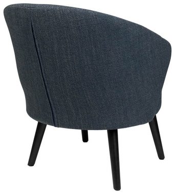 Dutchbone Loungesessel Lounge Sessel WALDO BLUE Stuhl von DUTCHBONE