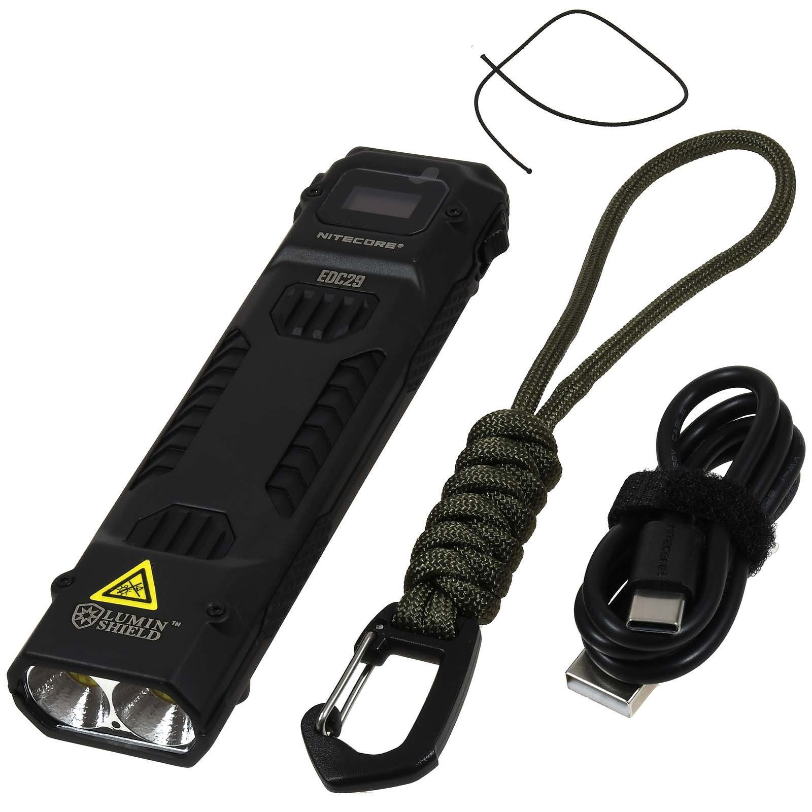 Nitecore LED Taschenlampe EDC29 LUMINBLADE 6500 Lumen USB-C Schwarz günstig online kaufen