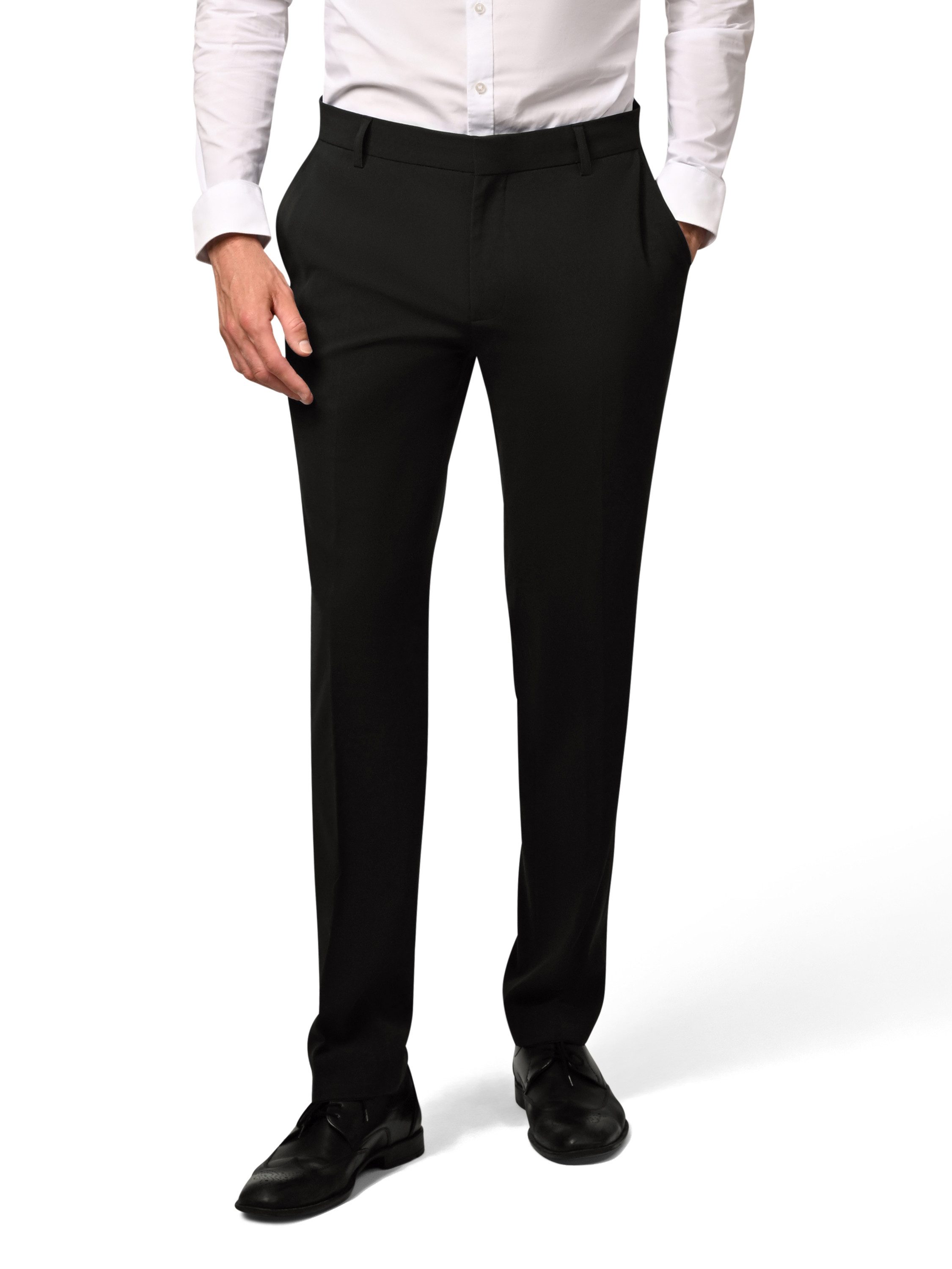 Hirschthal Anzughose Herren Business Anzughose Slim-Fit günstig online kaufen