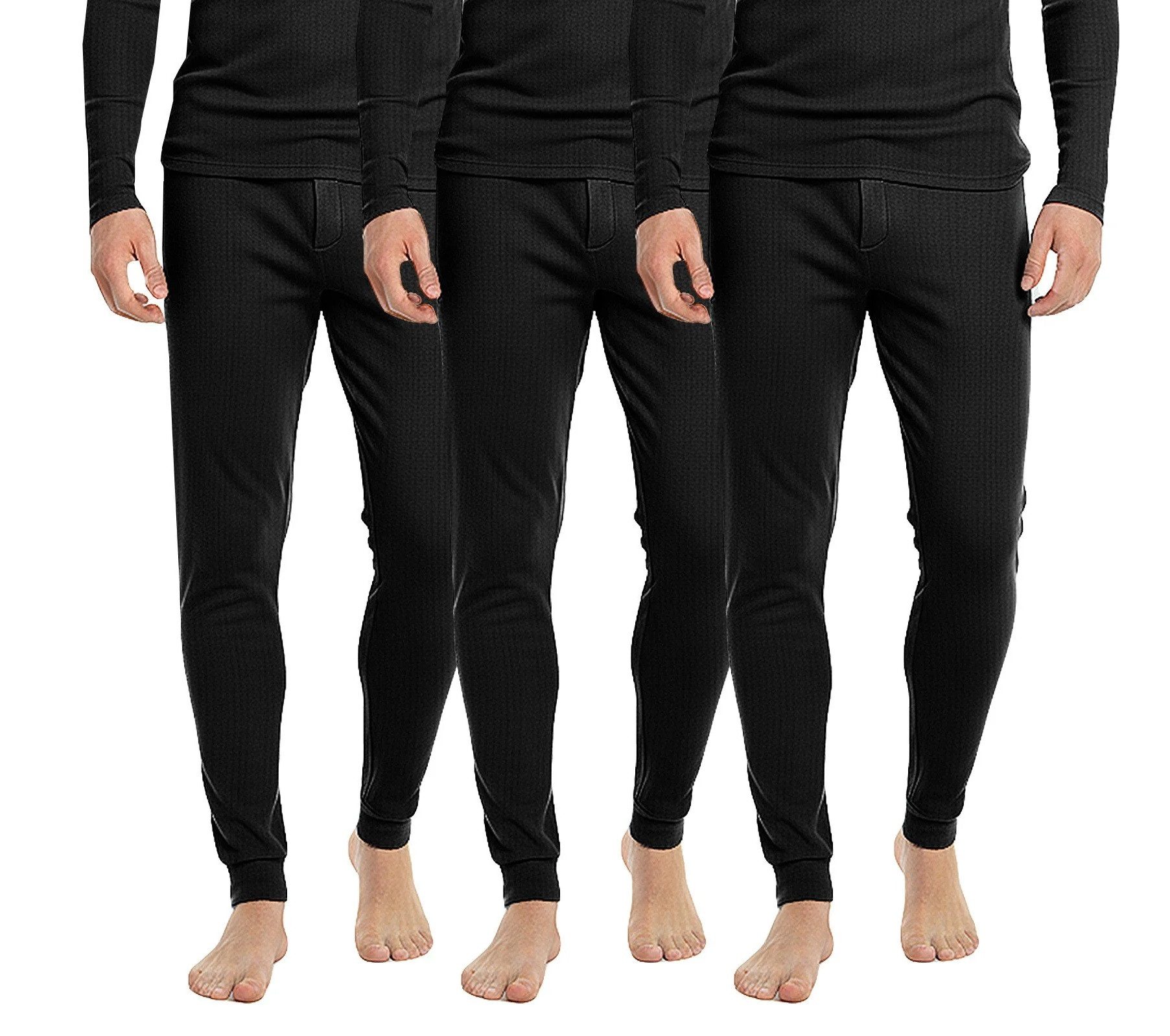 HEAT BOOSTER Thermounterhose 3 x lange Herrenunterhose Thermo Langarm Hose günstig online kaufen