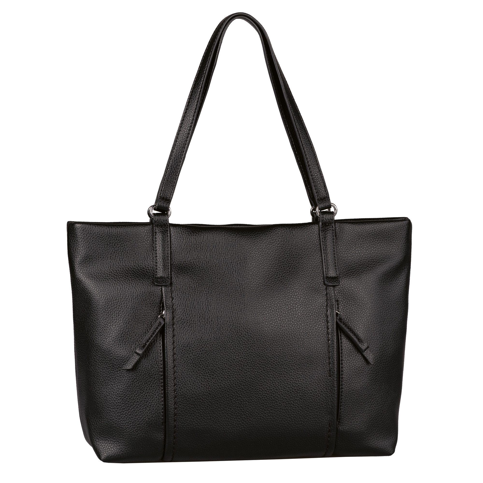 TOM TAILOR Shopper Beca, aus hochwertigem Kunstleder mit funktionalen Details