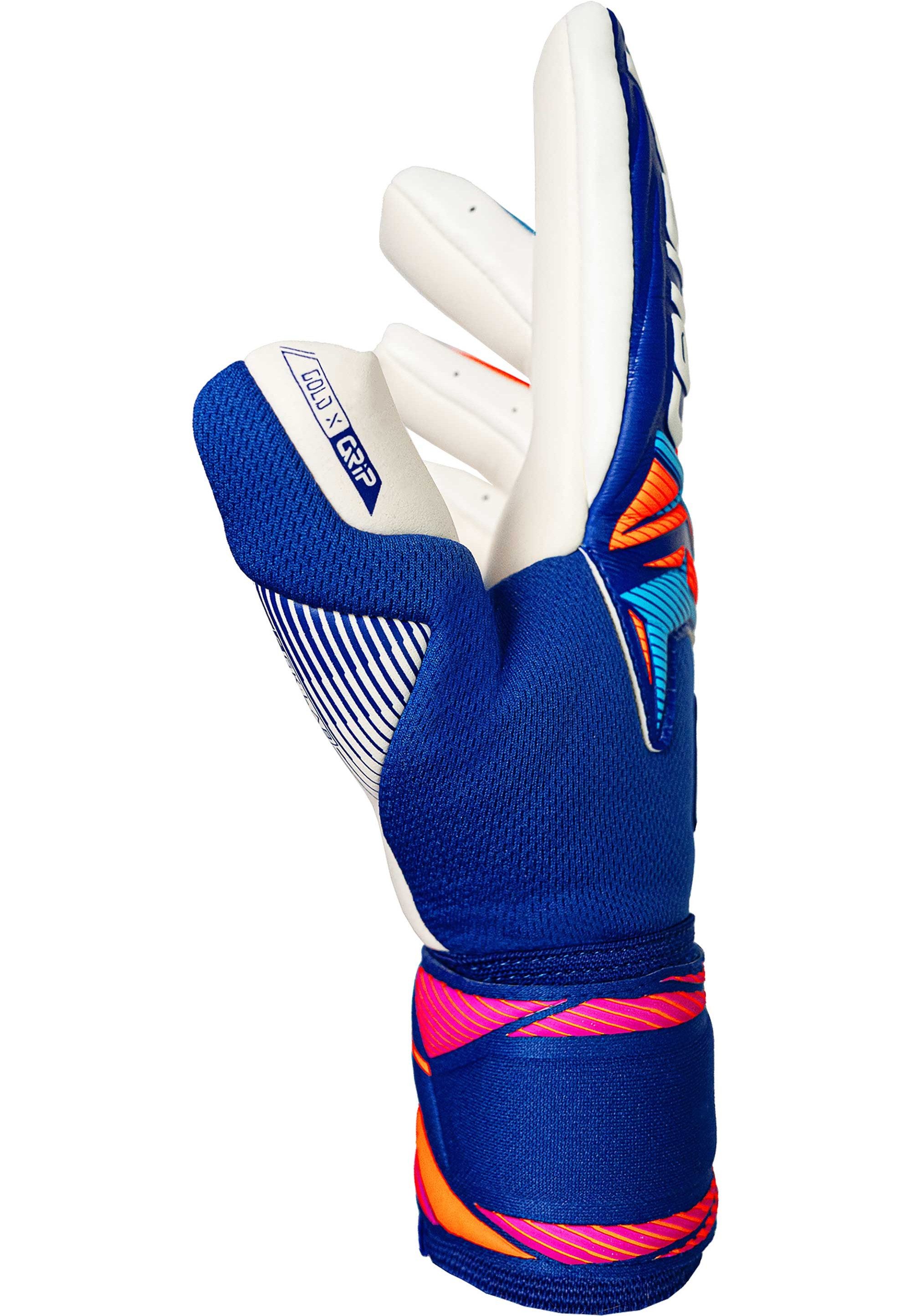 Reusch Torwarthandschuhe Attrakt Gold X NC mit atmungsaktiven Mesh-Einsätzen