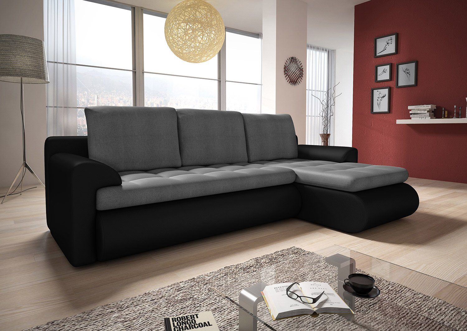 Sofnet Ecksofa Santi, mit Schlaffunktion und günstig online kaufen