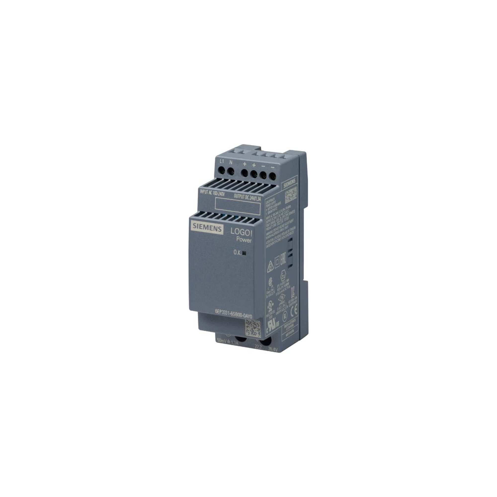 SIEMENS Siemens Indus.Sector LOGO!POWER 24V/1,3A 6EP3331-6SB00-0AY0 Netzteil
