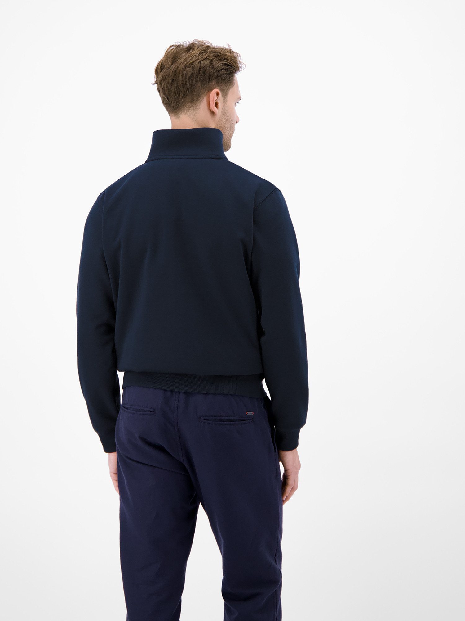 LERROS Sweatjacke Sweatjacke aus atmungsaktivem Baumwollmischgewebe günstig online kaufen