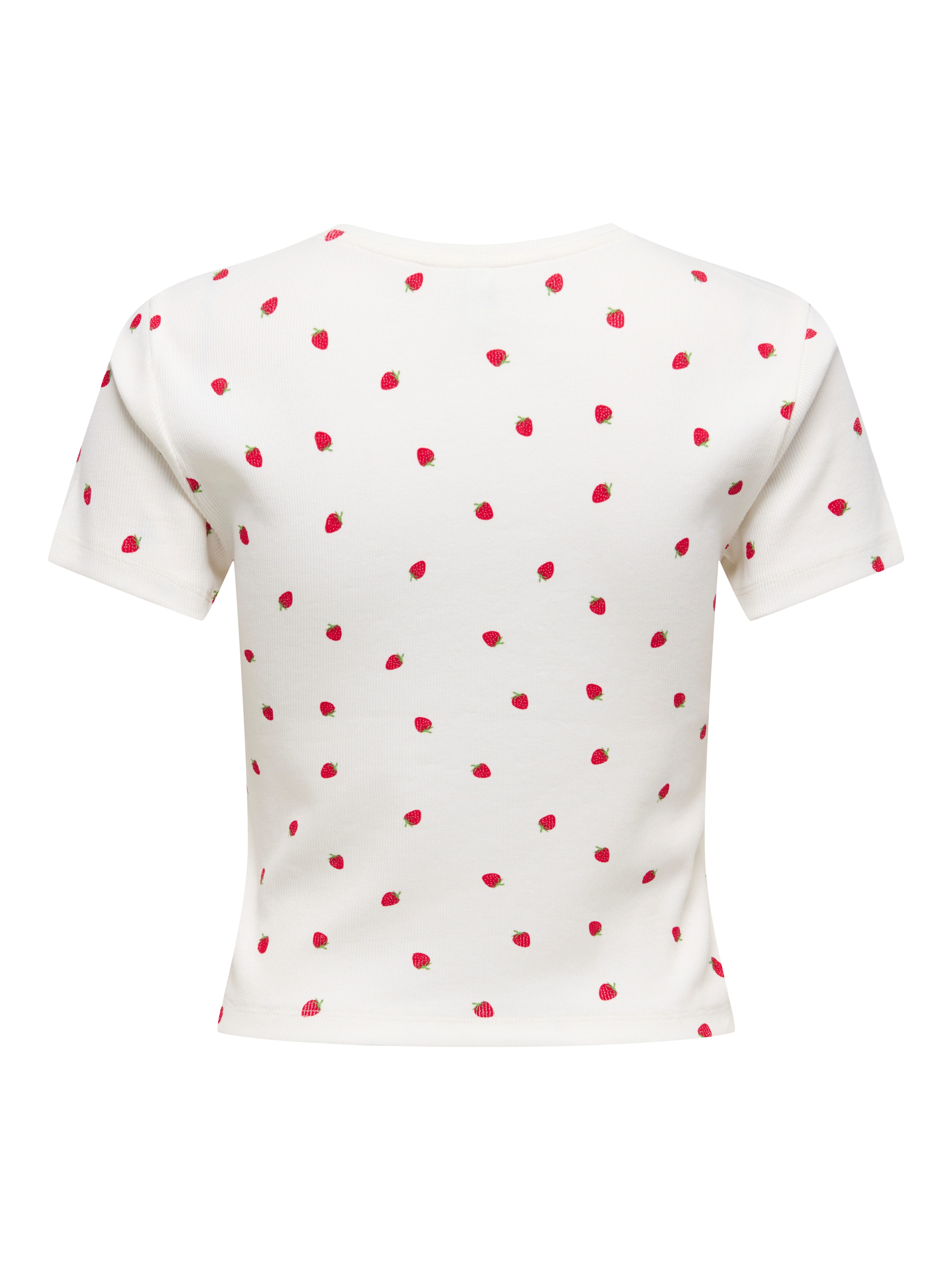 ONLY Kurzarmshirt ONLFENJA LIFE SS AOP TOP JRS NOOS Baumwollmischung, Cropp günstig online kaufen