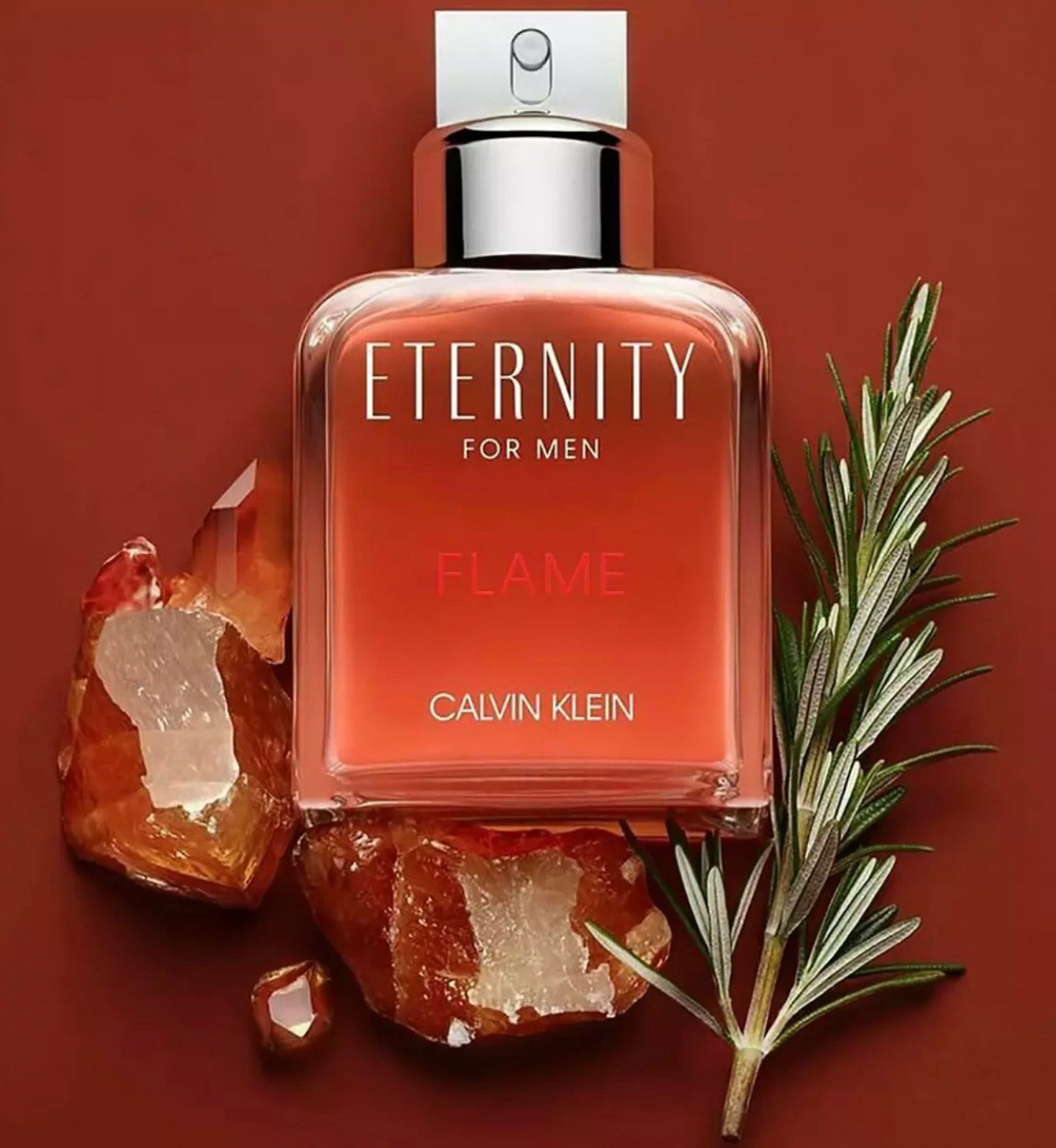 Klein Eau de Toilette Calvin Klein Man Eternity Flame Duft Edt 100ML, Enthält 6-12% Parfümöl, wodurch er subtiler als ein Eau de Parfum ist