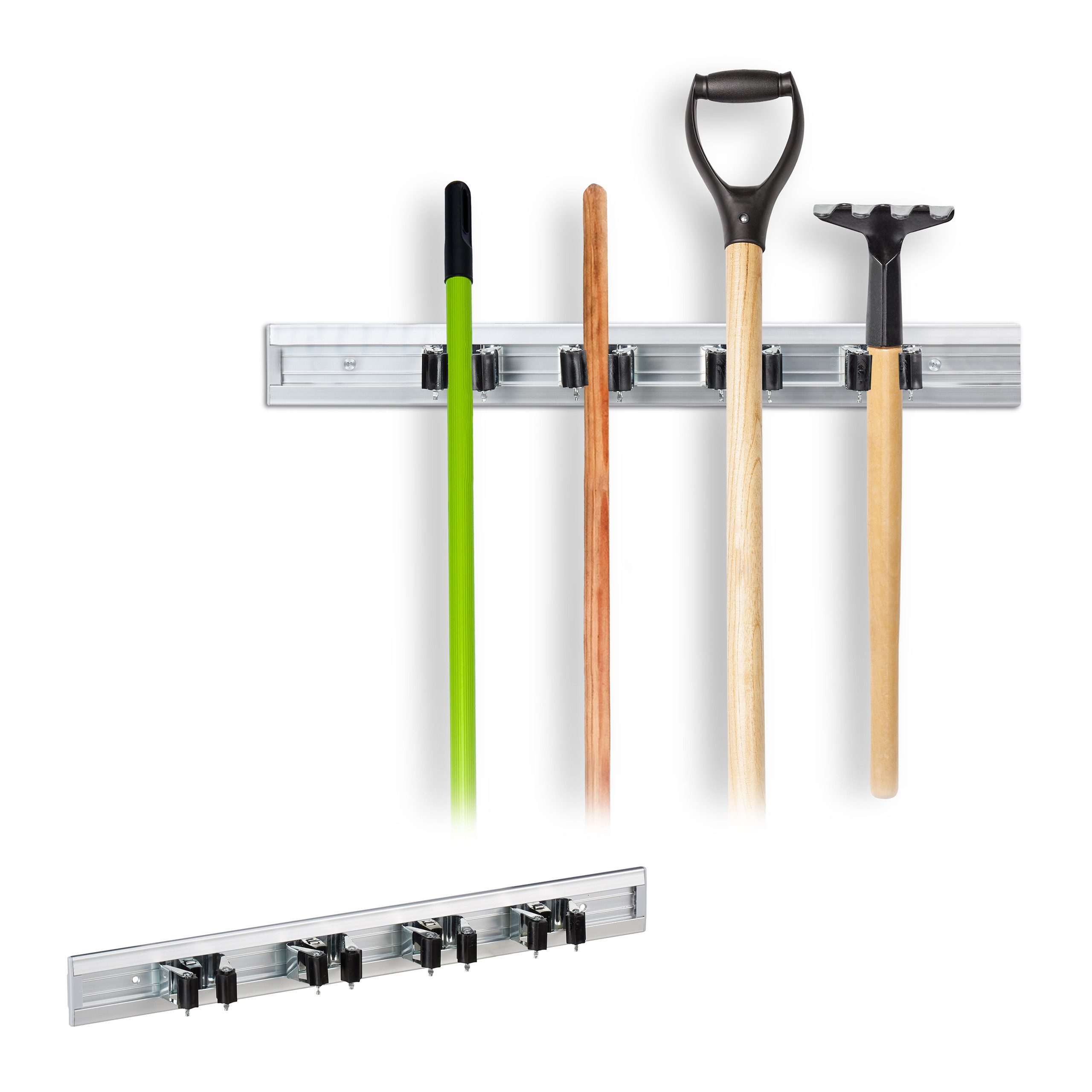relaxdays Gartengerätehalter 2 x Gerätehalter Wandhalterung günstig online kaufen