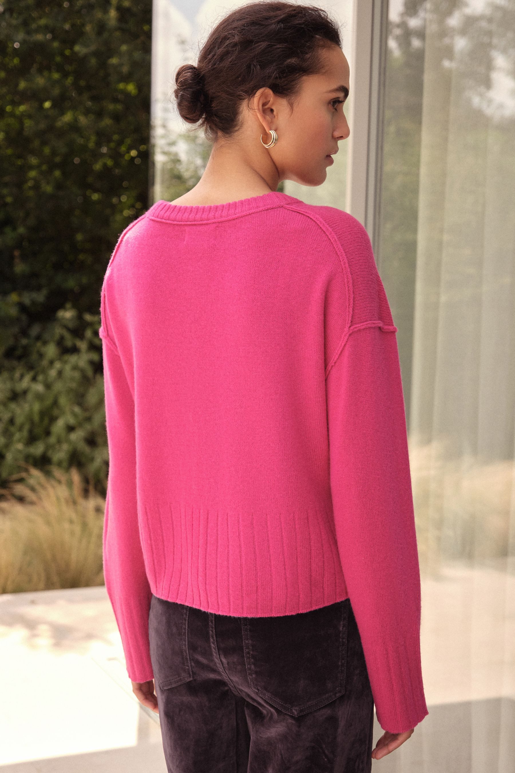 Next Rundhalspullover N. Premium Rundhalspullover aus 100 % Lambswool (1-tl günstig online kaufen