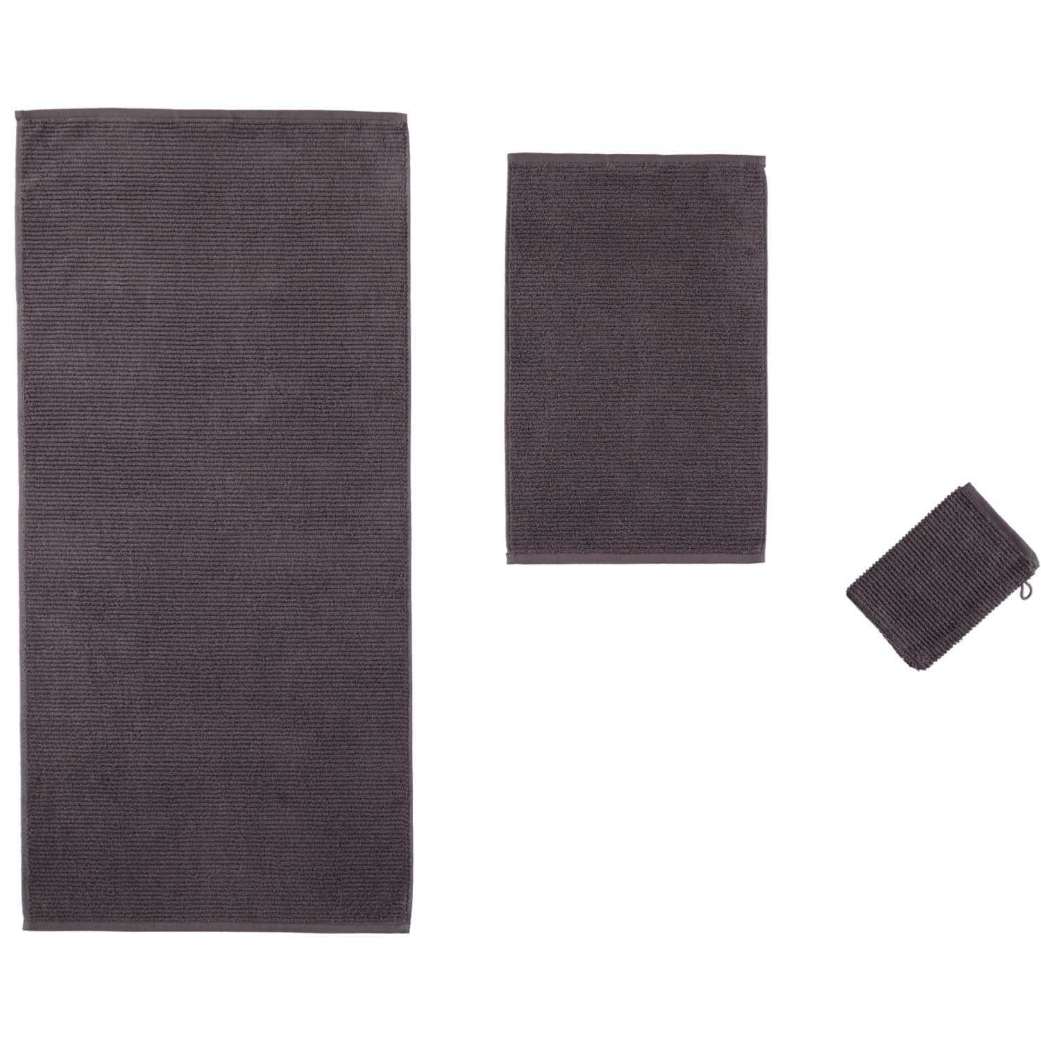 Baumwolle Elements, graphite 100% Möve Handtücher