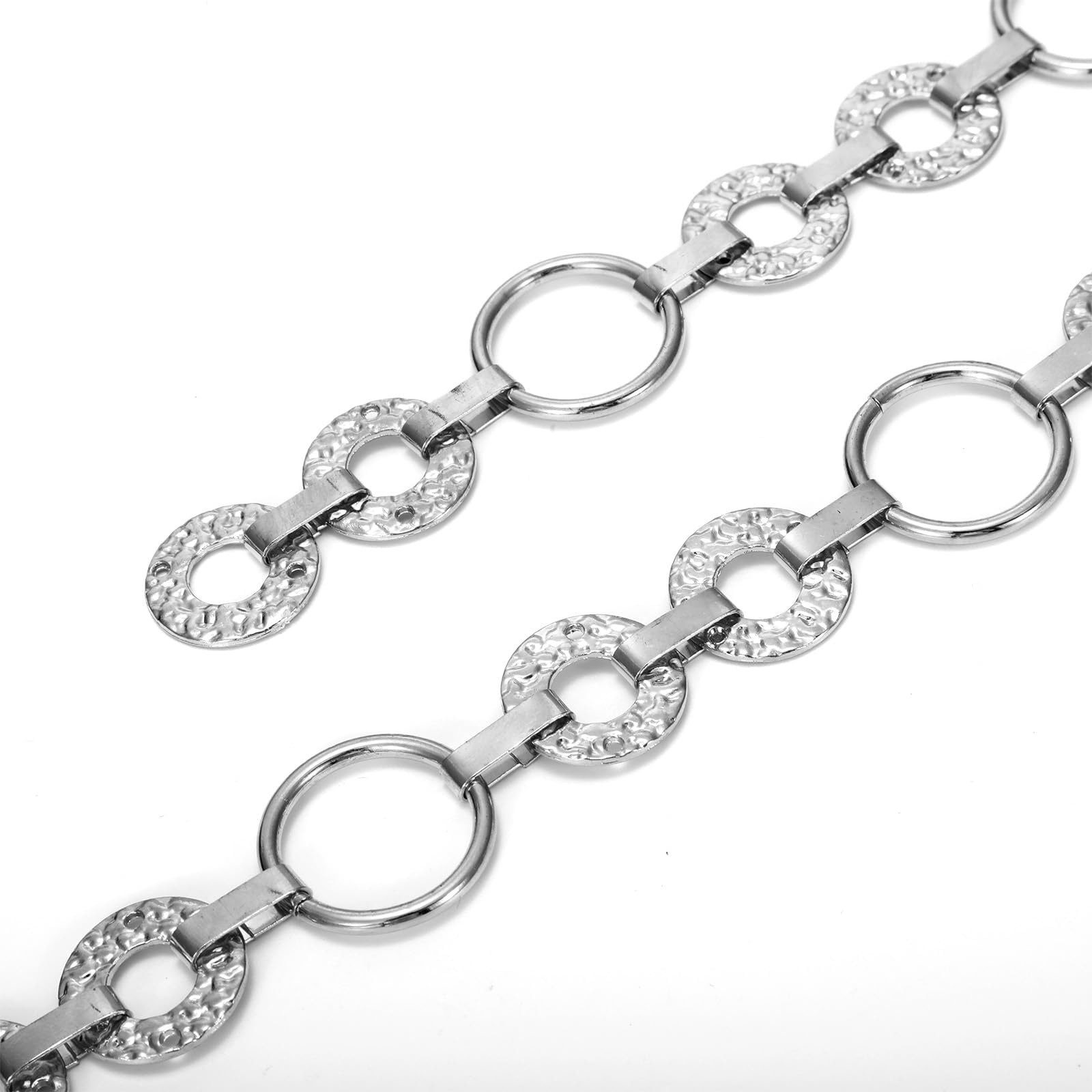 Zaewry Kettengürtel Taillengürtel Schmuckgürtel,Damen-Kettengürtel Taillenkette mitO-Ring,stylischer Gürtel,passend zu Kleidern und Jeans
