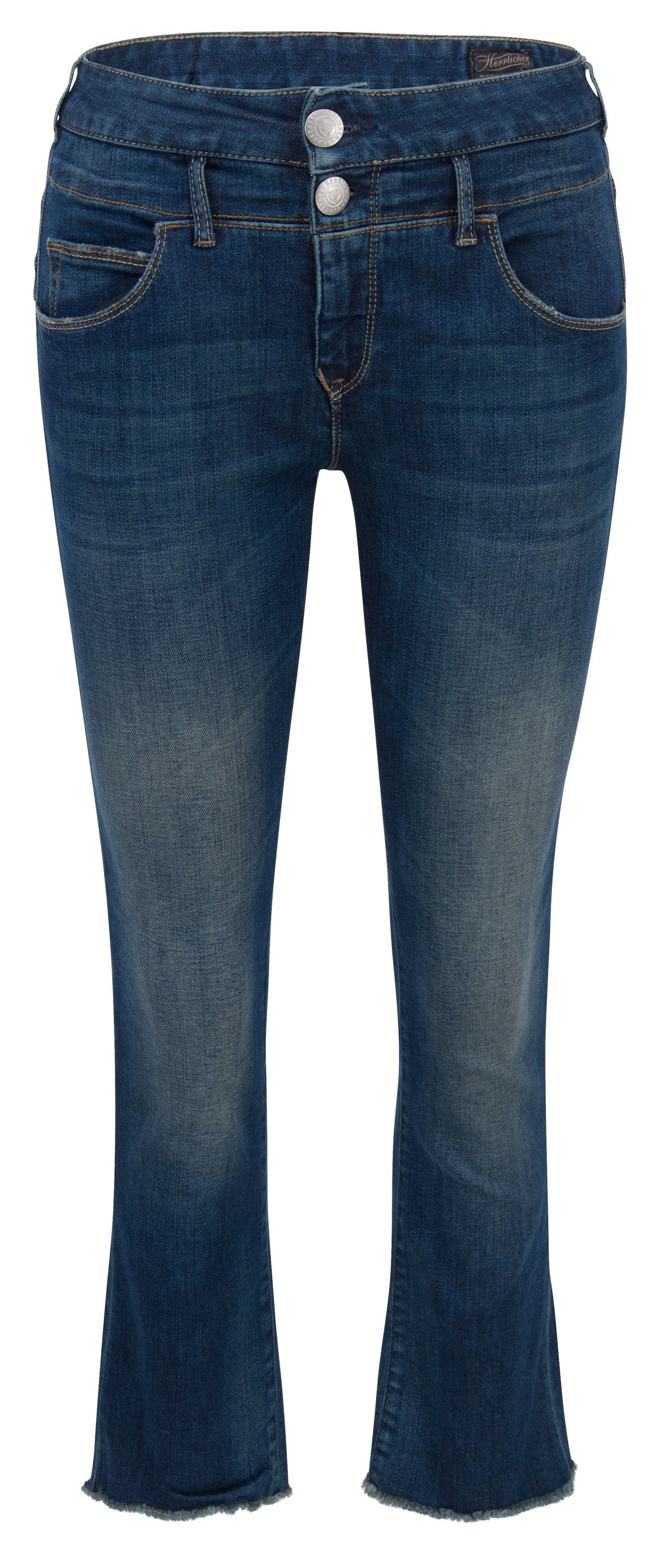 Herrlicher Stretch-Jeans HERRLICHER BABY Cropped Denim Powerstretch gloomy 5310-D9666-669