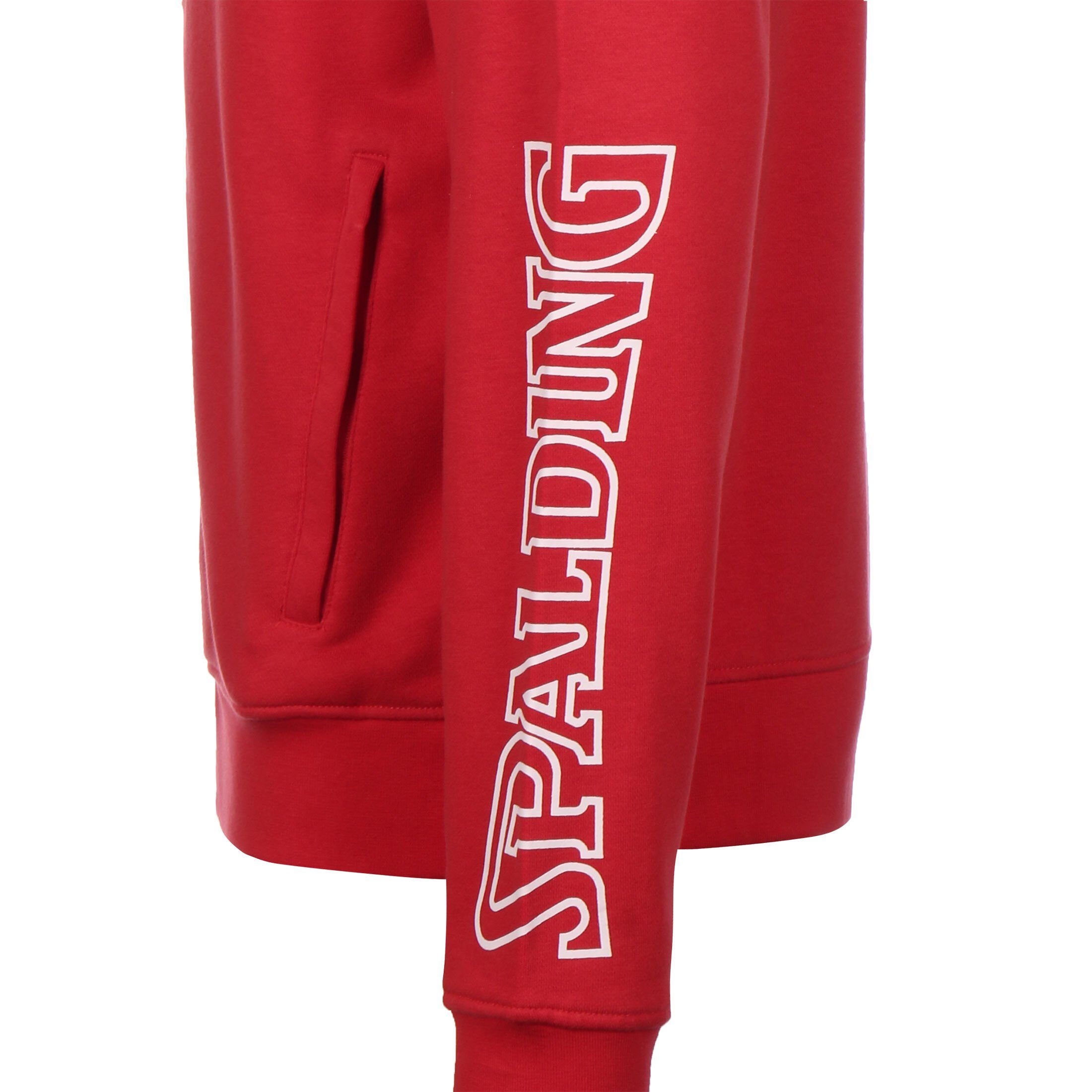 weiß Team / Trainingsjacke Trainingsjacke Spalding II rot