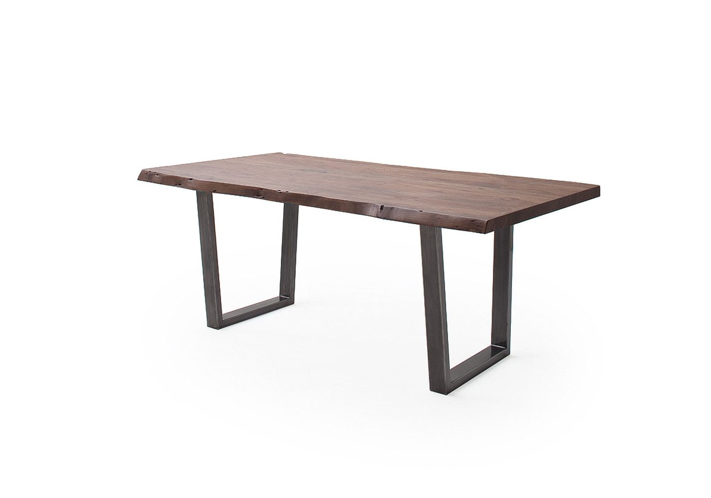 freiraum Baumkantentisch Calabria, in Akazie walnuss / antik - 240x79,5x100 (BxHxT)