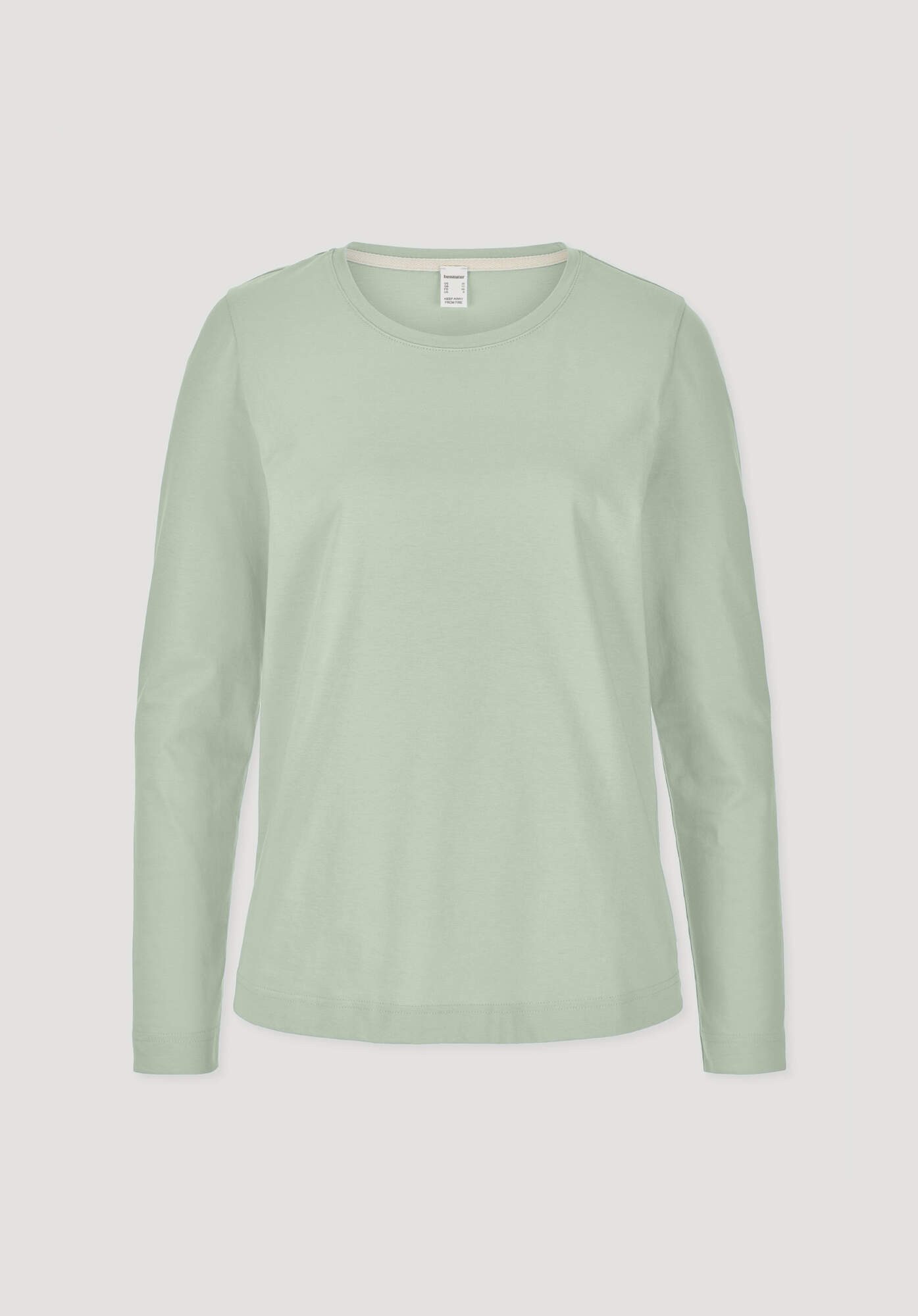 Hessnatur Pyjamaoberteil Langarm Regular aus reiner Bio-Baumwolle (1-tlg)