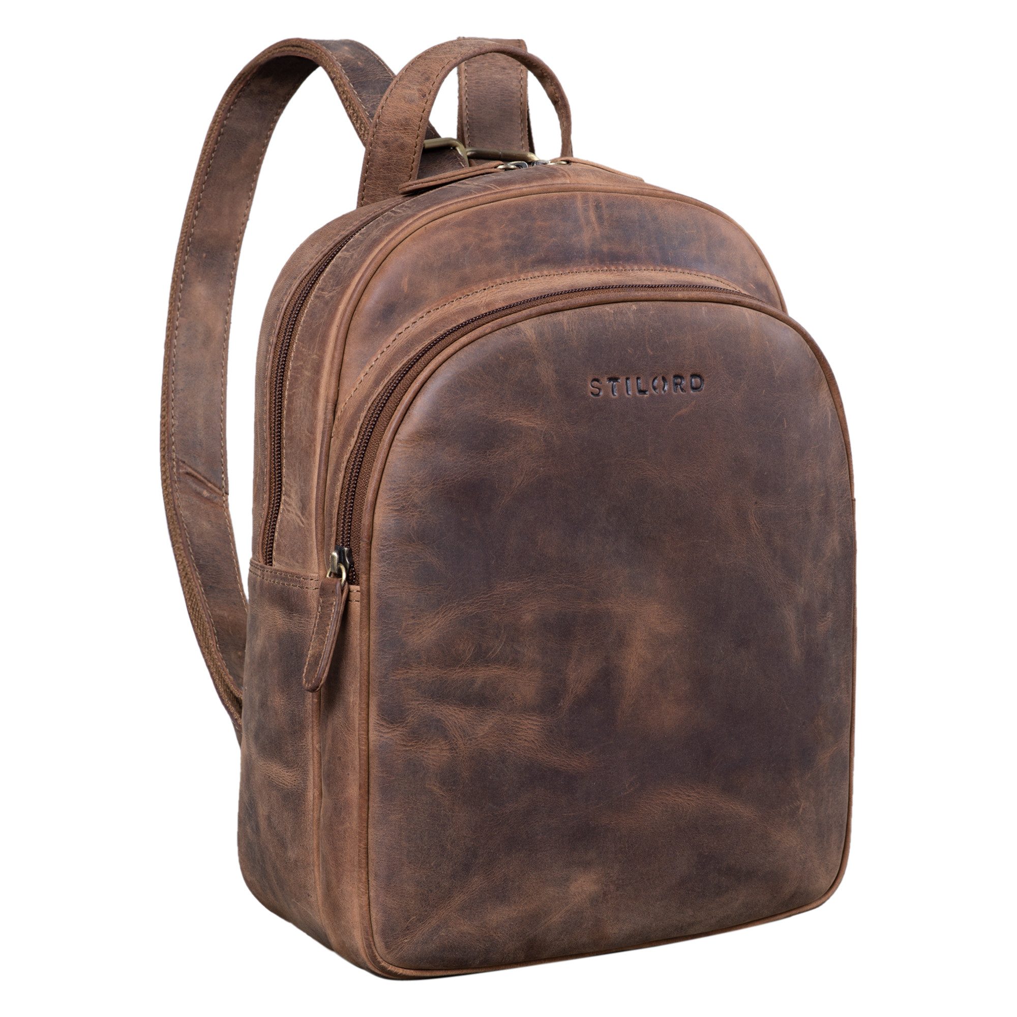 Cityrucksack "Aubrey" Damen Tagesrucksack Leder