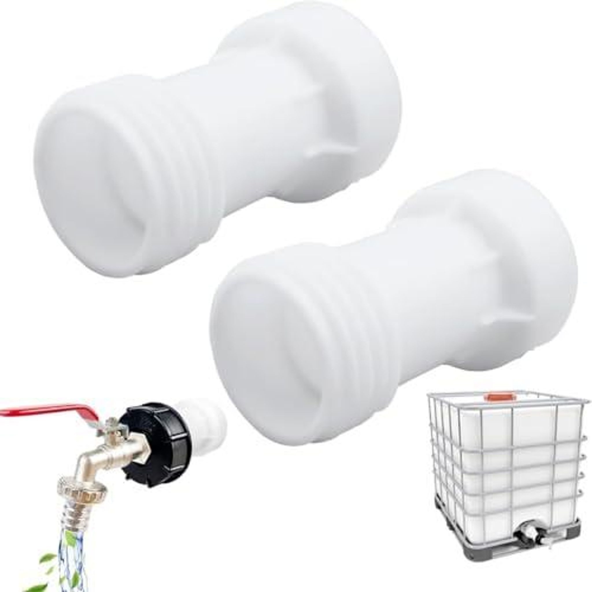 FELIXLEO Container IBC Tank Zuebehoer S60x6 Verlaengerung Distanzstueck fuer Container (1-St)