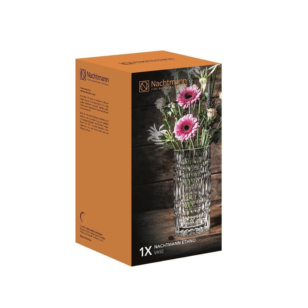 Nachtmann Tischvase Nachtmann Ethno Vase/Windlicht 23 cm hoch (Set, 1x Vase)