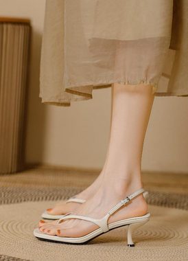 jalleria Stiletto-Sandalen, Flip-Flops mit hohem Absatz und Riemen hinten High-Heel-Sandalette