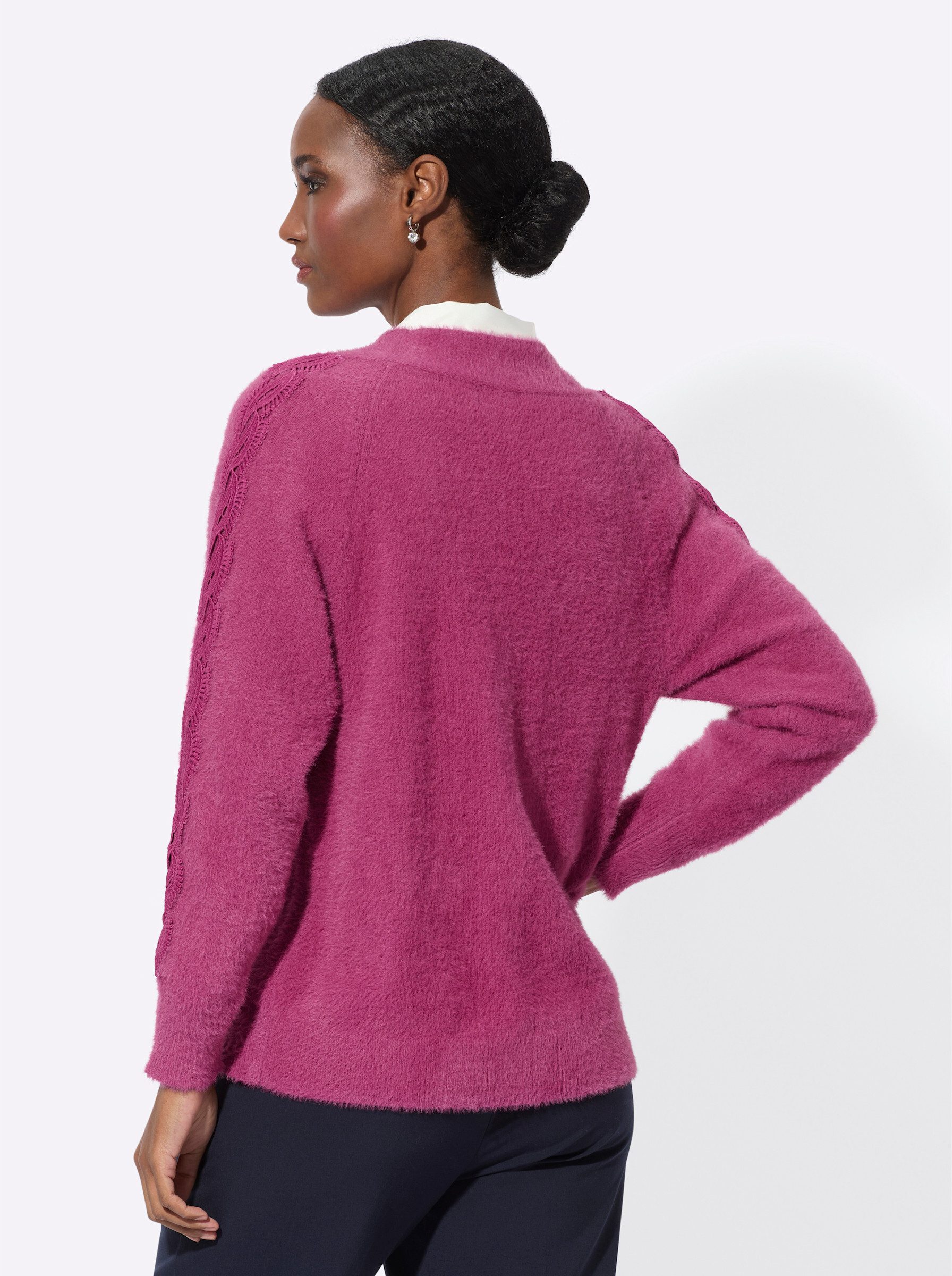 creation L Strickjacke Strickjacke Langarm Jersey