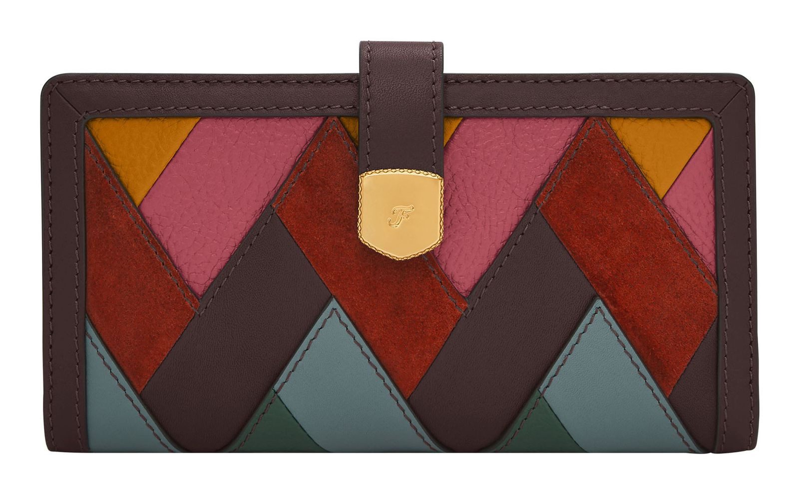 FOSSIL portafoglio Lennox Small Flap Wallet Medium Brown