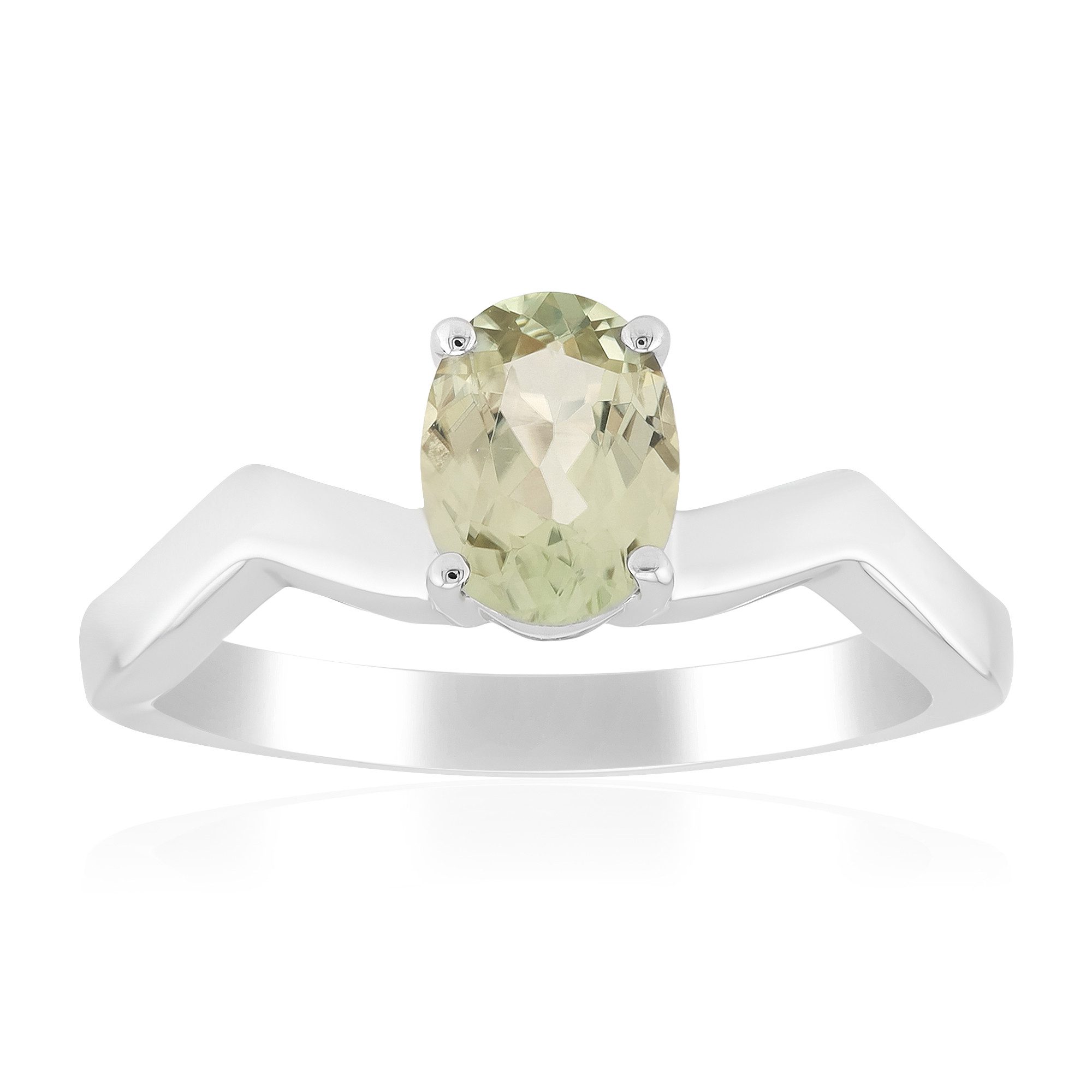 Cavill Solitärring Sterling-Silber-Ring mit farbwechselndem Diaspor-Edelstein (1-tlg)