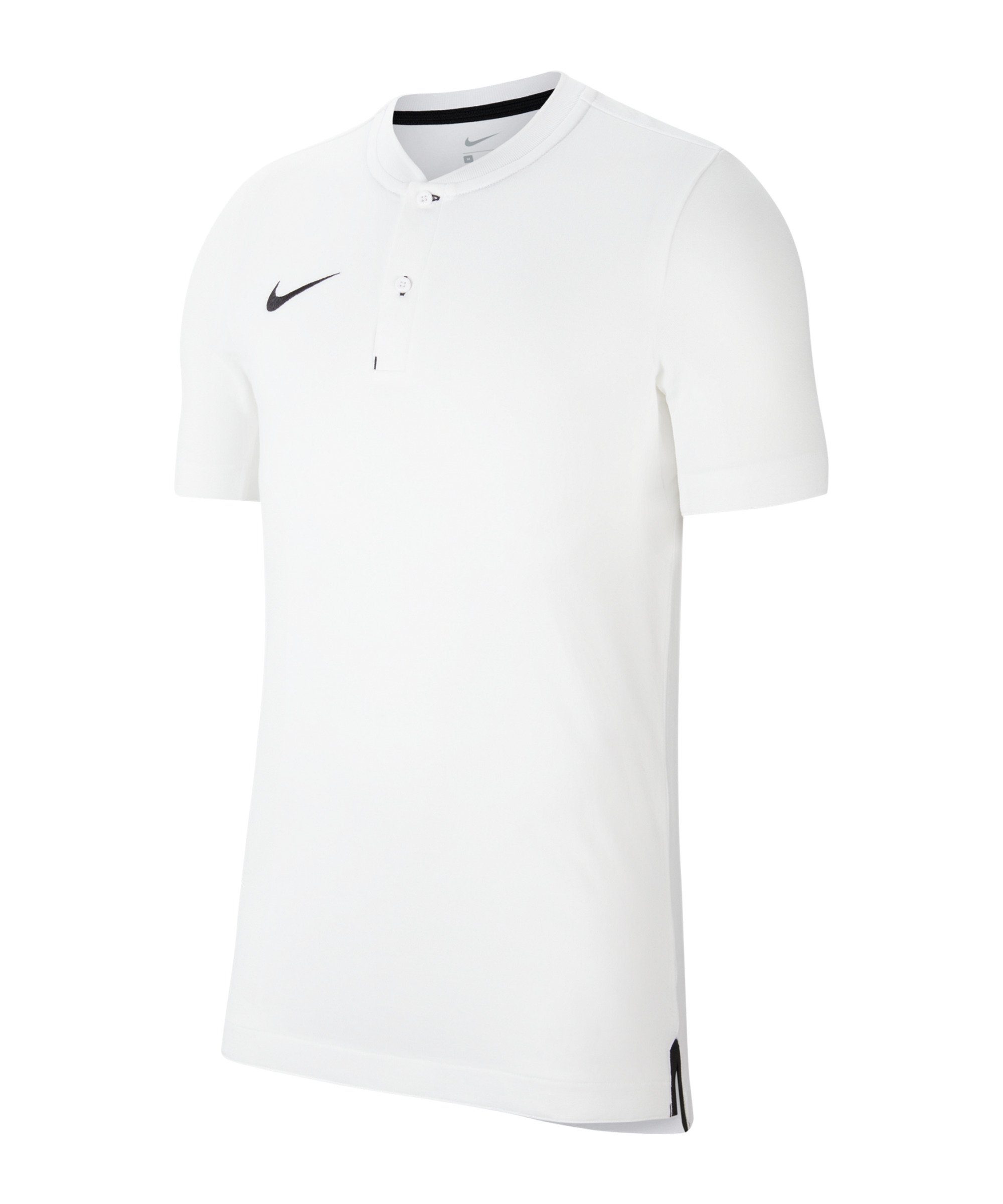 default Strike T-Shirt Nike Poloshirt weissschwarz