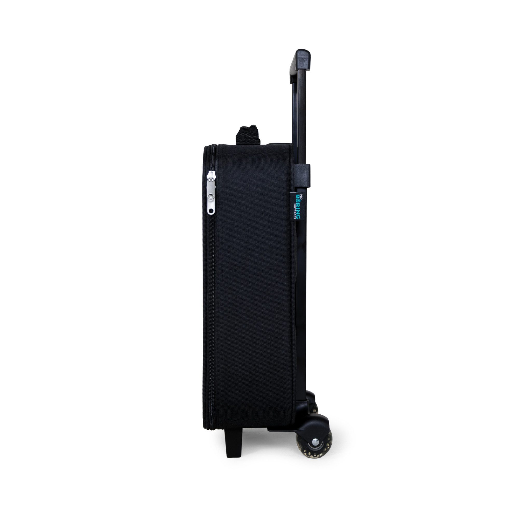 NoBoringSuitcases.com© Kinderkoffer mit leuchtende Räder - Neon - Fußball - Kick - Farbenfroh, 2 Rollen, Kinder Koffer Klein, Trolley Handgepäck, Reisekoffer – Bild 5 von 5