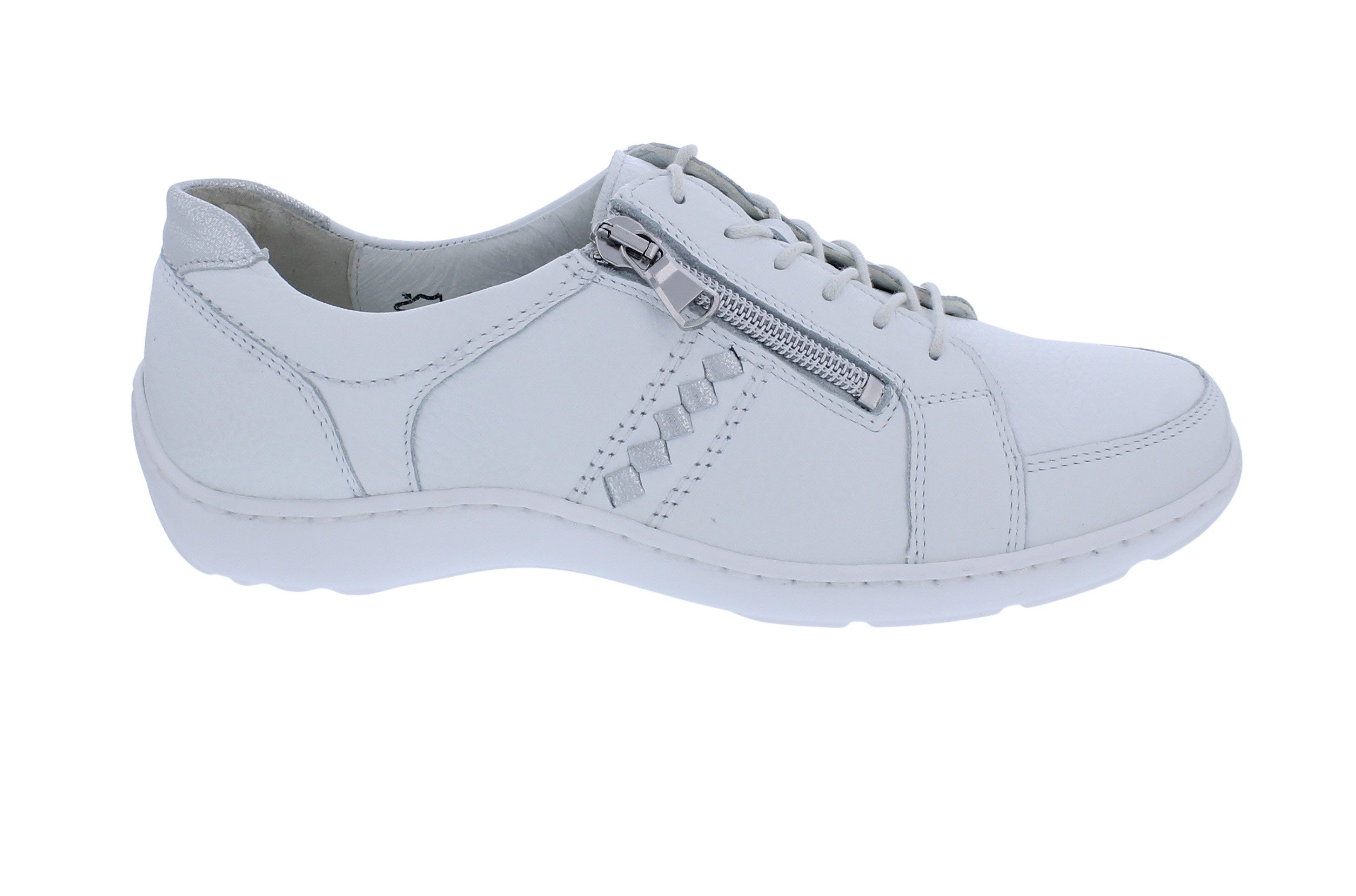 Waldläufer Henni Halbschuh mit ProAktiv Fußbett 496054-211-663, Glattl Schnürschuh