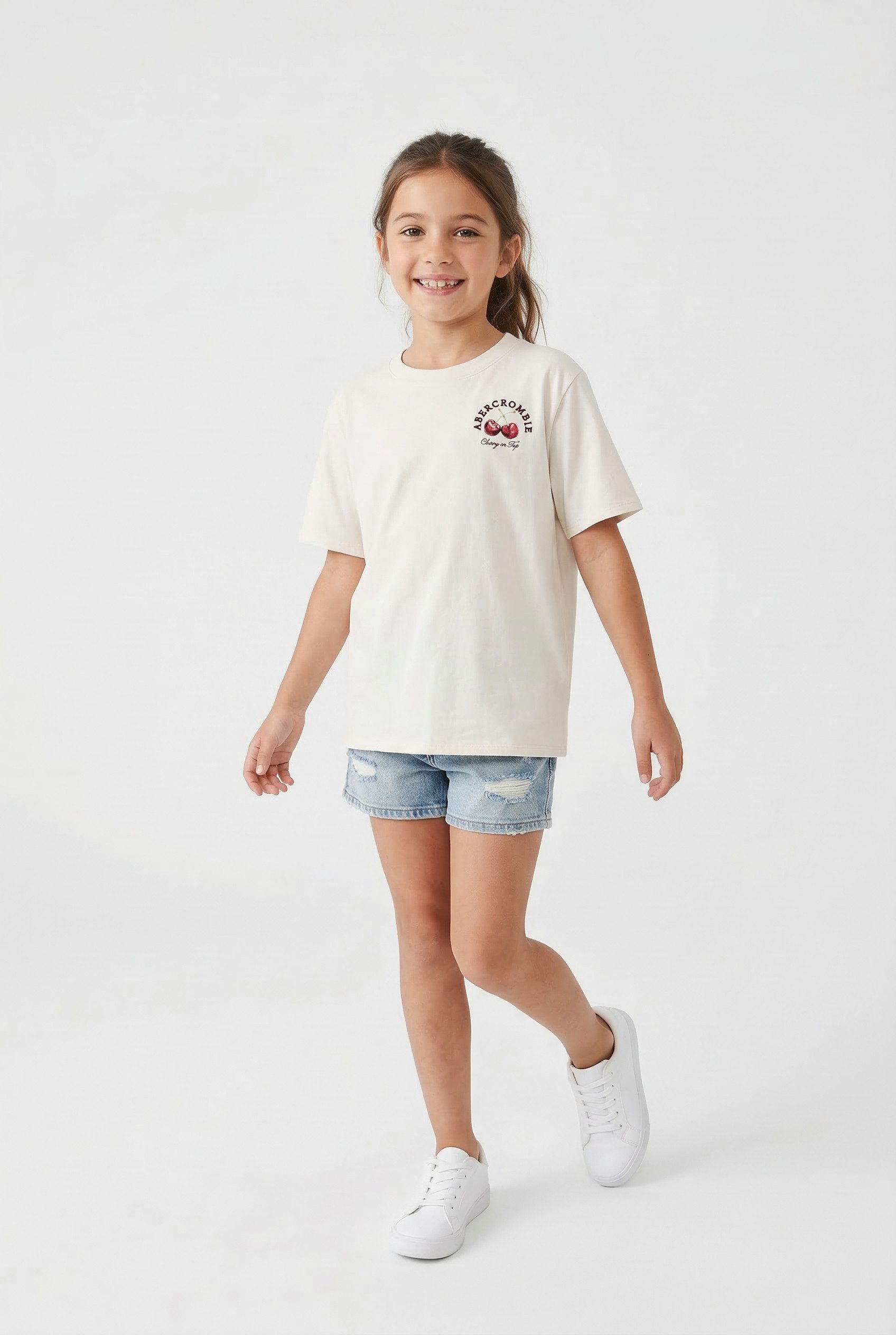 Abercrombie Kids T-Shirt AFG CHERRY BOXY TEE mit Print