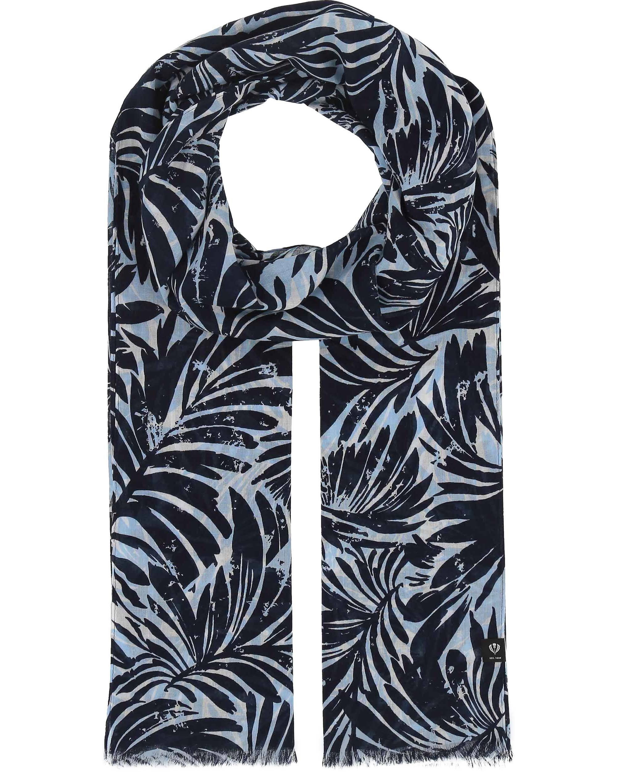 Fraas Modeschal Schal mit Palmenblatt-Design aus reiner Baumwolle, (keine)