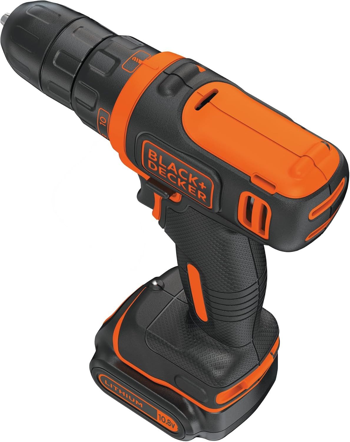 Black + Decker Akku-Bohrschrauber Ultra-Kompakt-Bohrer Li-Ion 10.8 V, (1-tlg)