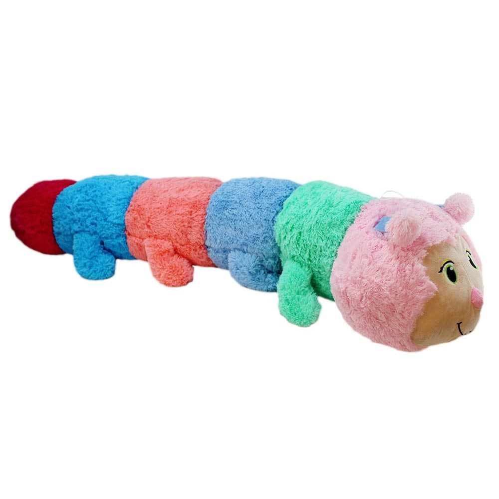 BEMIRO Tierkuscheltier Riesen Raupe Kuscheltier XXL bunt - ca. 135 cm