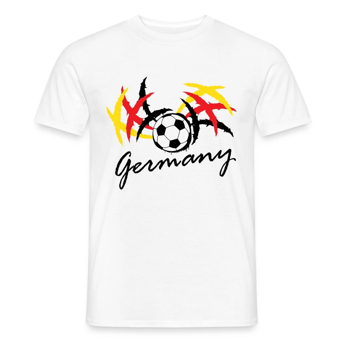 T-Shirt Germany Fußball Fanlook Trikot Männer T-Shirt