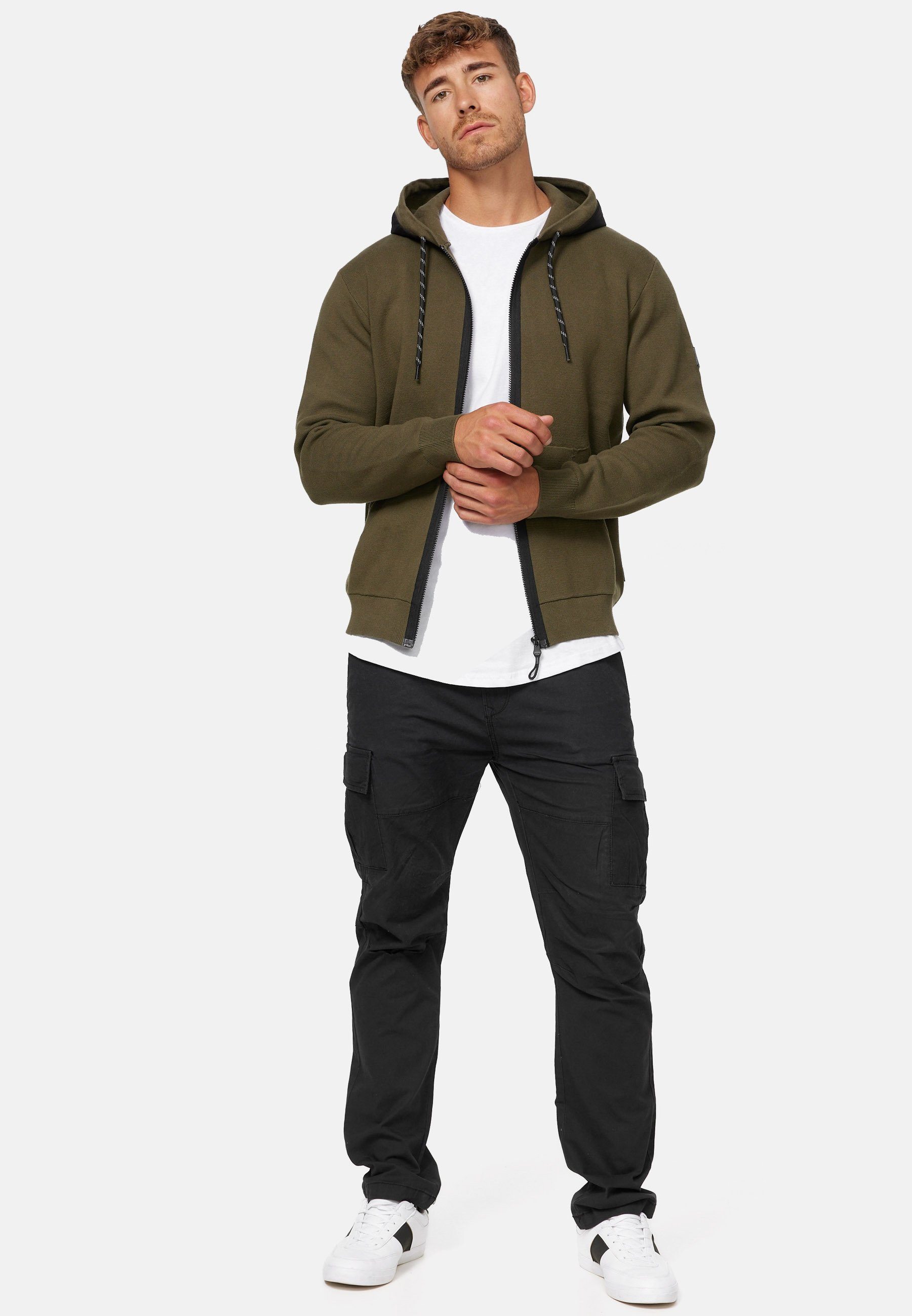 Indicode Kapuzensweatjacke Herren Reilly Hoodie Sweatjacke Herrenjacke