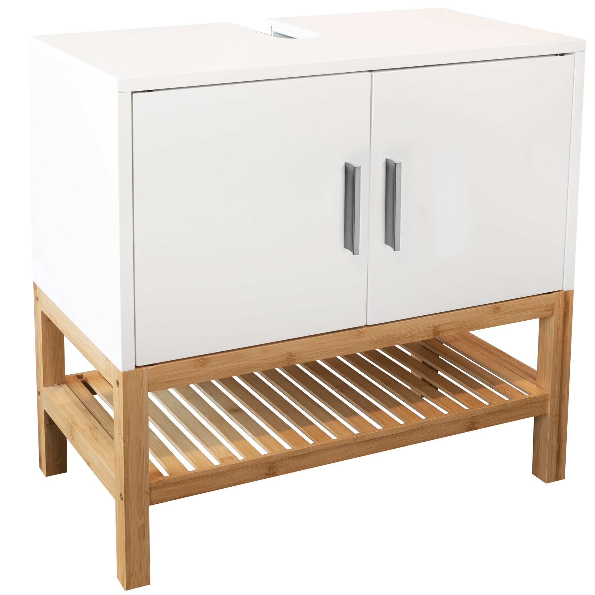 osoltus Badregal osoltus Unterschrank Waschbeckenunterschrank Osaka Bambus günstig online kaufen