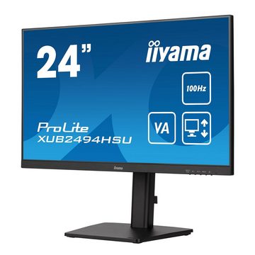 Iiyama XUB2494HSU-B6 LCD-Monitor (23,8 Zoll, Full HD, VA, 100 Hz, 1 ms)