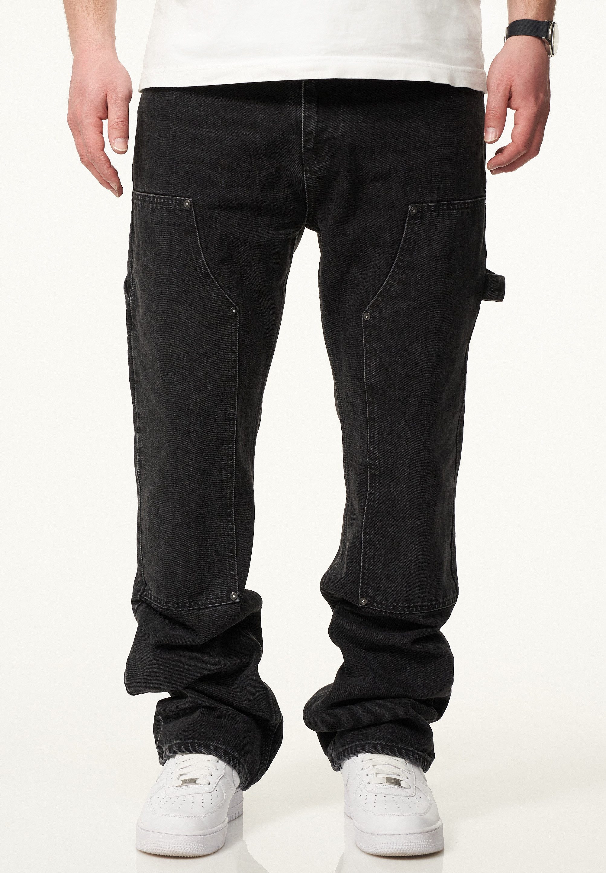 DAILY COTTON Straight-Jeans DCPONTON Herren Lange Carpenter Hose Jeans Stra günstig online kaufen