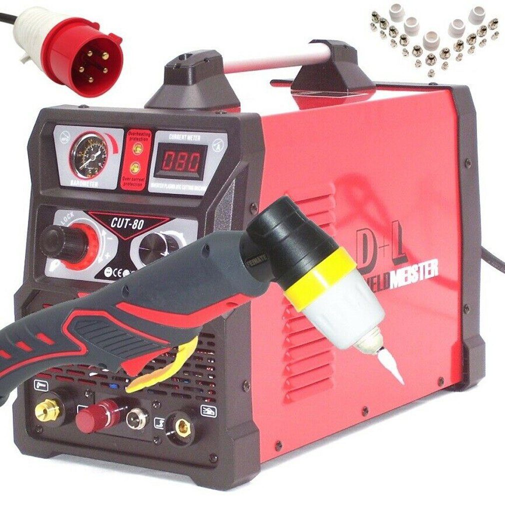 Apex Plasmaschneidegerät Plasmaschneider CUT 80 HF Pilotzündung 400V bis 25 mm Plasmaschneidegerät 13040