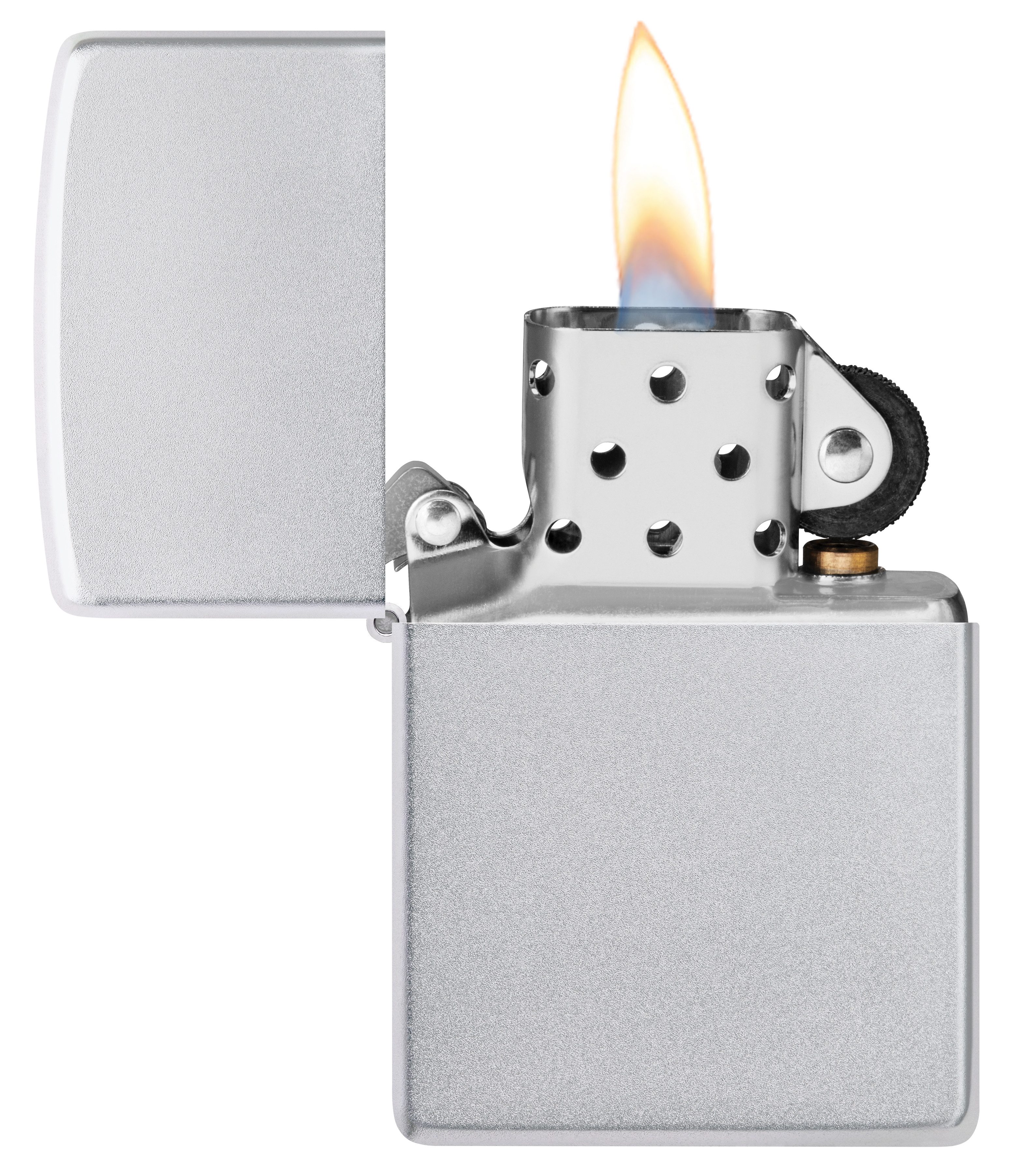 Zippo Feuerzeuge Zippo Sturmfeuerzeug - Base Model - Nachfüllbar Windfest Geschenkbox – Bild 3 von 5