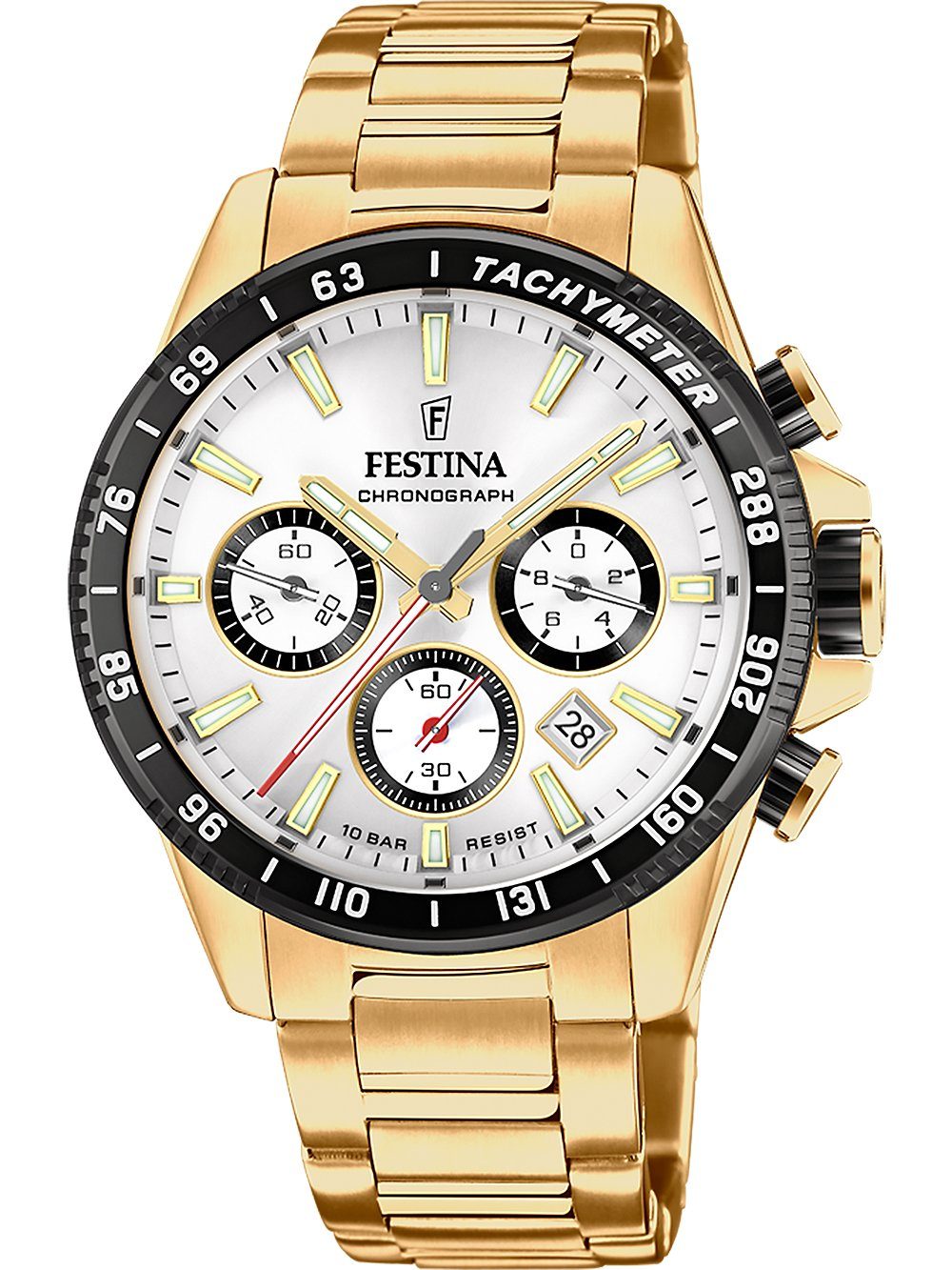 Festina Quarzuhr Festina F20634/1 Timeless Chronograph Herrenuhr 45mm Festi günstig online kaufen