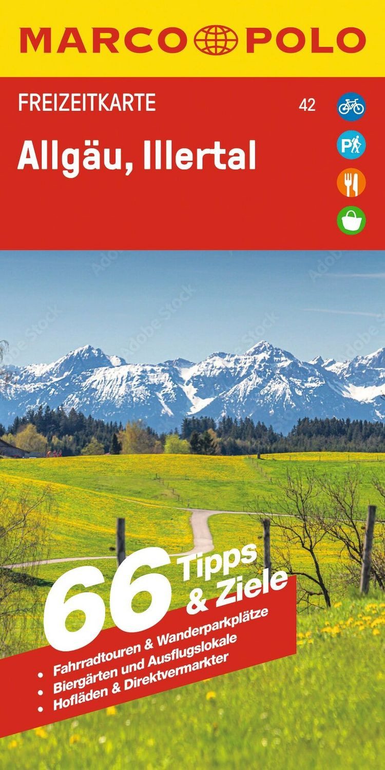 MARCO POLO Freizeitkarte 42 Allgäu, Illertal 1:100.000 / Marco Polo Verlag