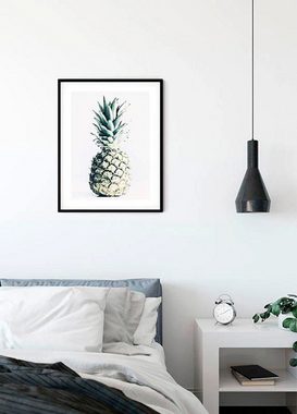 Komar Poster Pineapple, Obst (1 St), Kinderzimmer, Schlafzimmer, Wohnzimmer