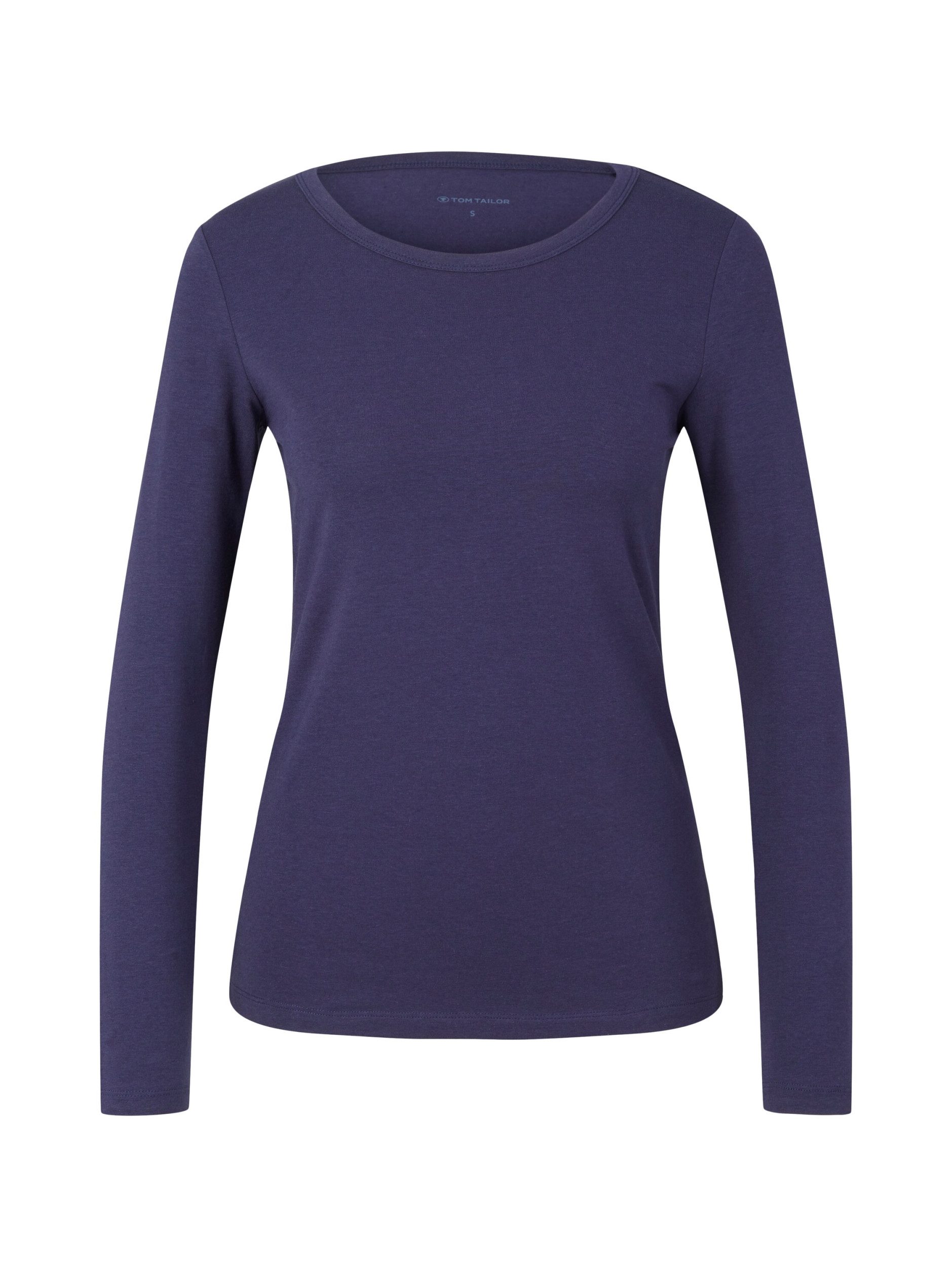 Langarmshirt T-shirt longsleeve crew neck