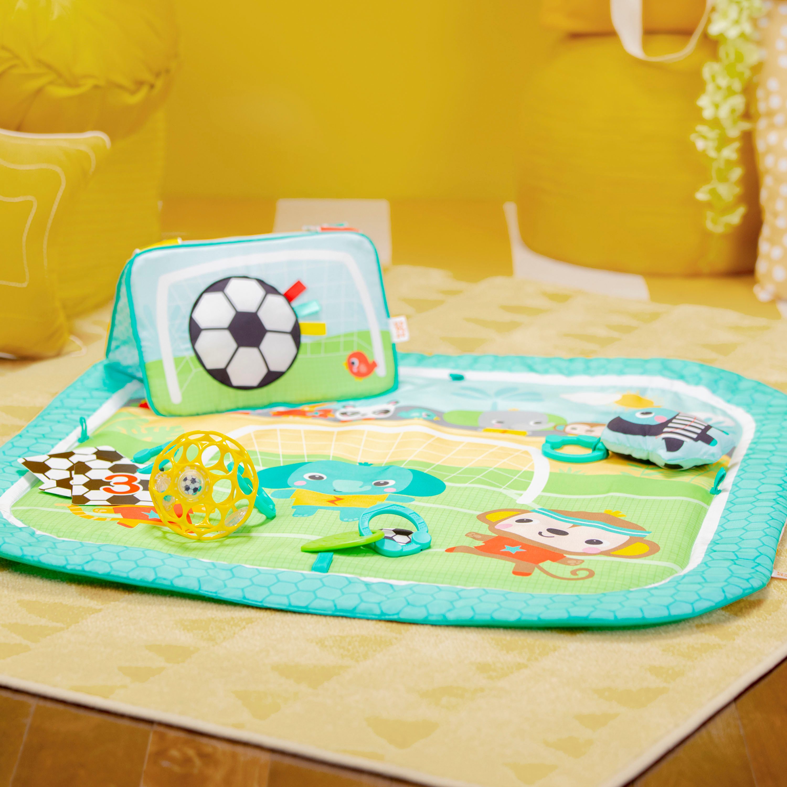 Bright Starts Spielbogen Grip & Kick Activity Gym, mit Licht- und Soundeffekt