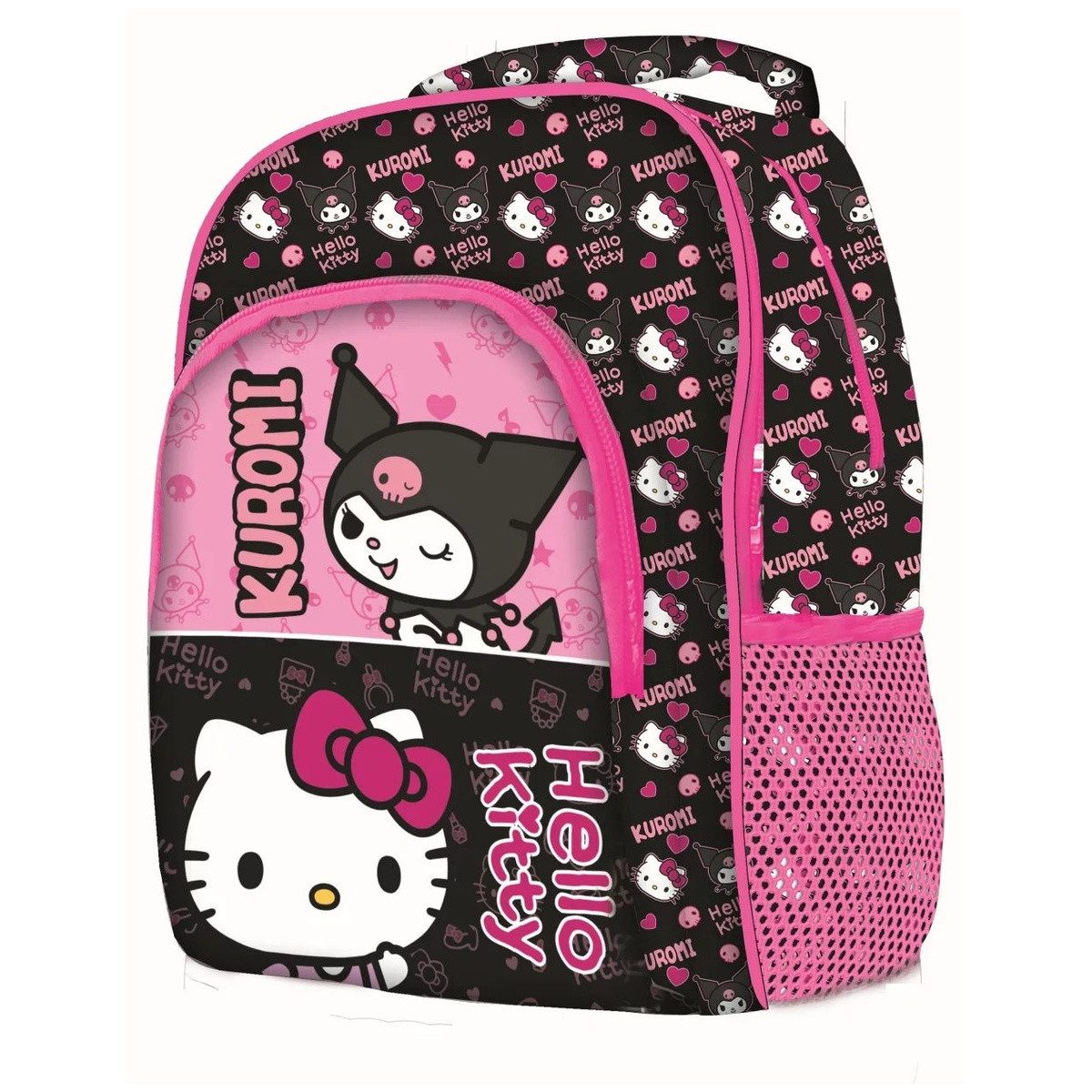 Hello Kitty Kinderrucksack Hello Kitty & Kuromi Schultasche, Tasche 42 cm (1-tlg)