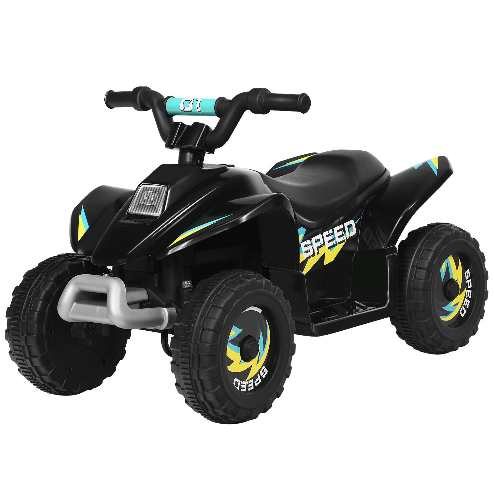 COSTWAY Elektro-Kinderquad, Belastbarkeit 30 kg, Kinderauto, Elektroauto, 2,8-4,6 km/h
