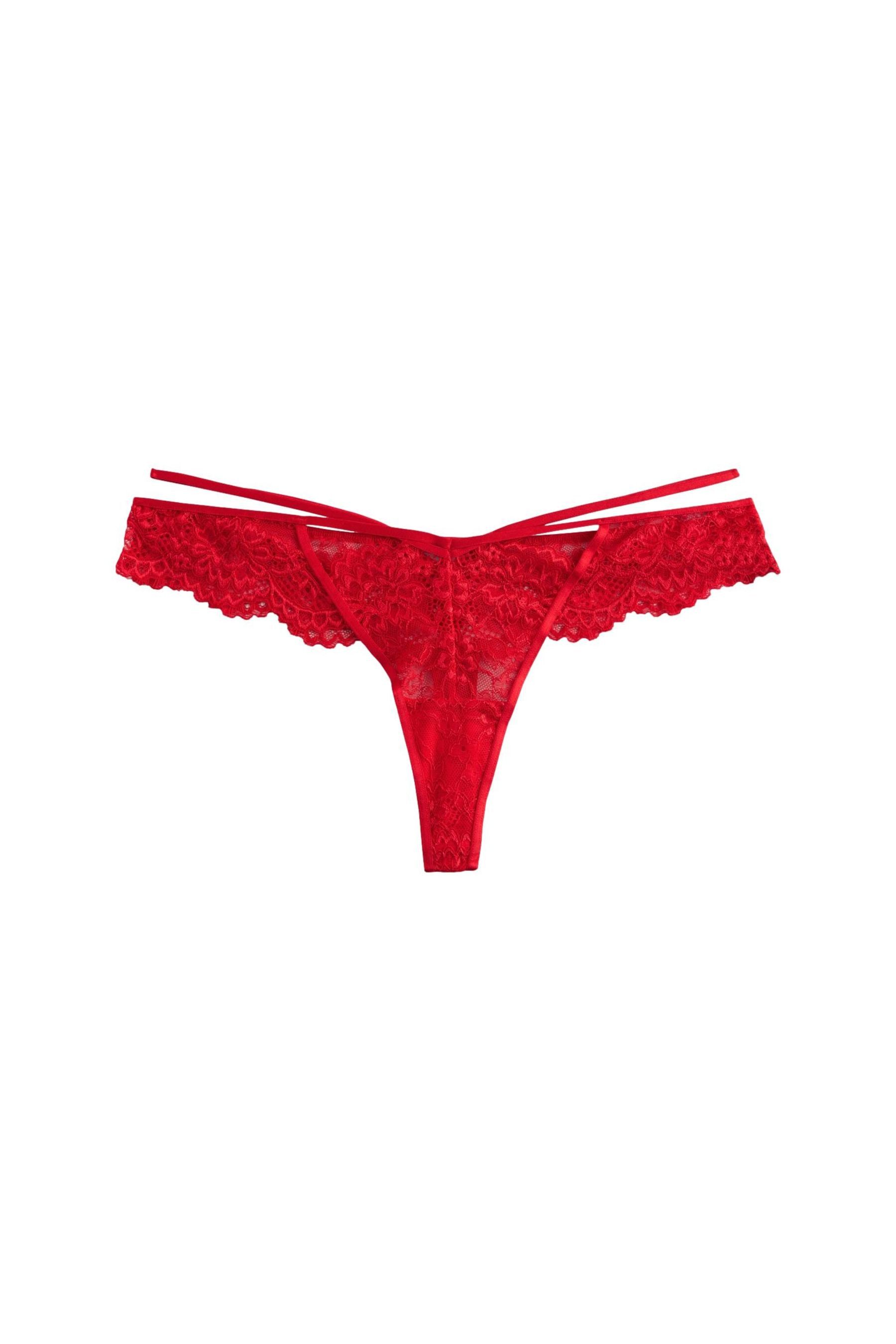 String Spitzen-Tanga