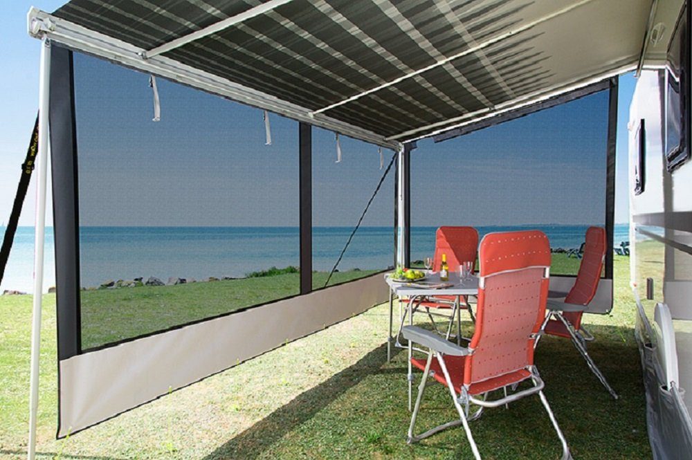 dwt Markisenvorzelt Happy Sun Markisenwandteile/ Vorderwand, (1 tlg)